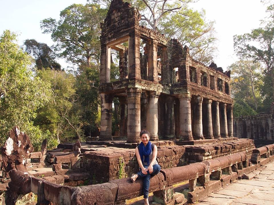 Picture of Jyoti at Neak Poan Temple