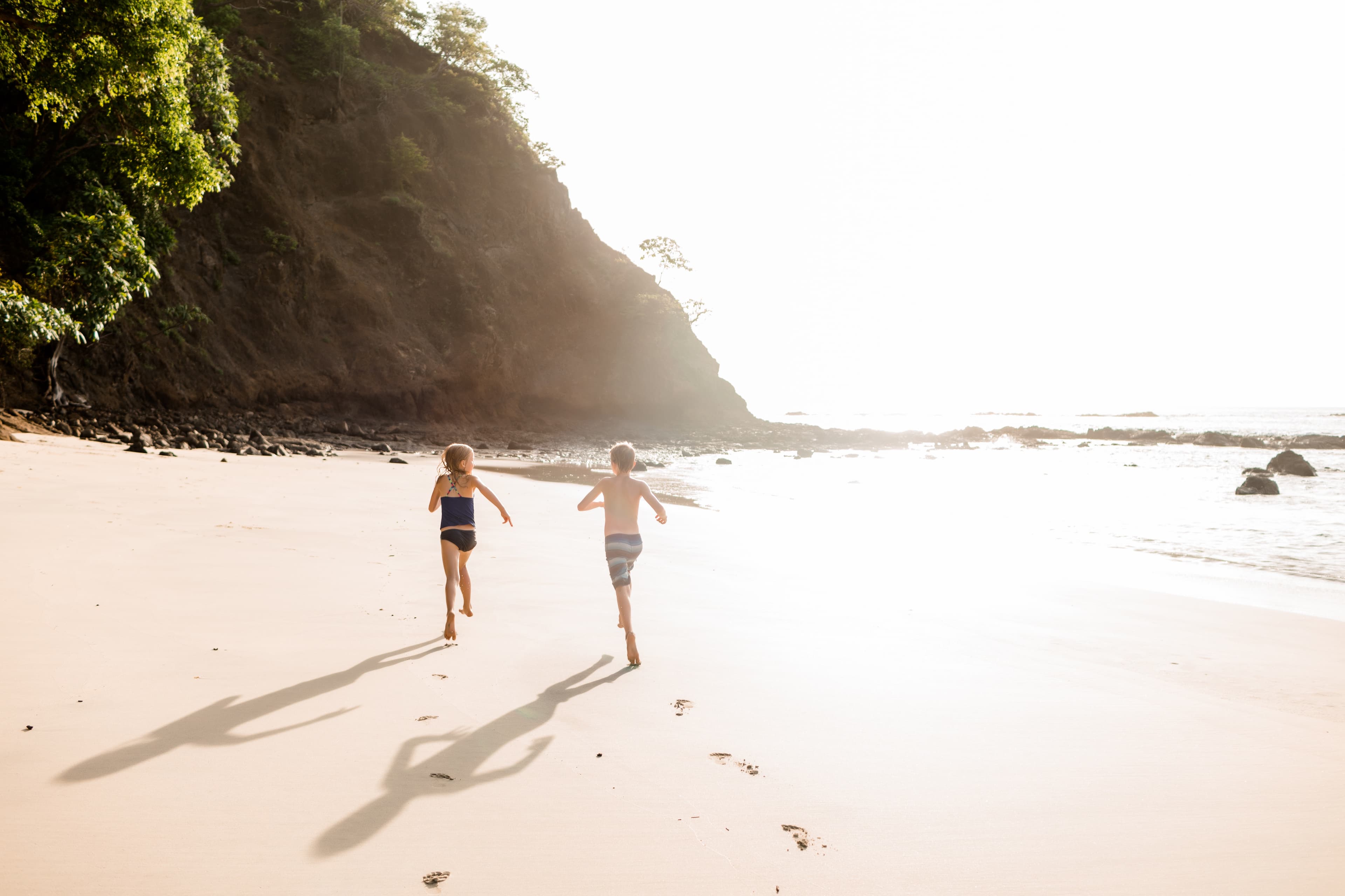Children on the beach