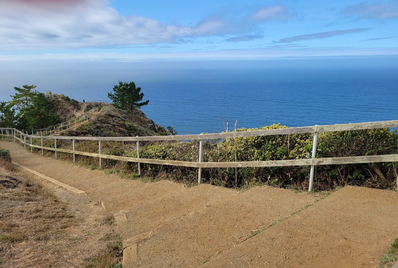 Picture of stairs heading to beach