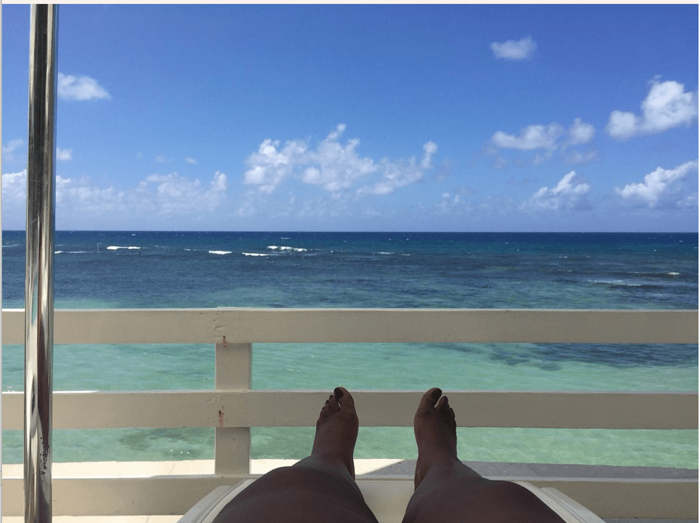 Beach side relaxation