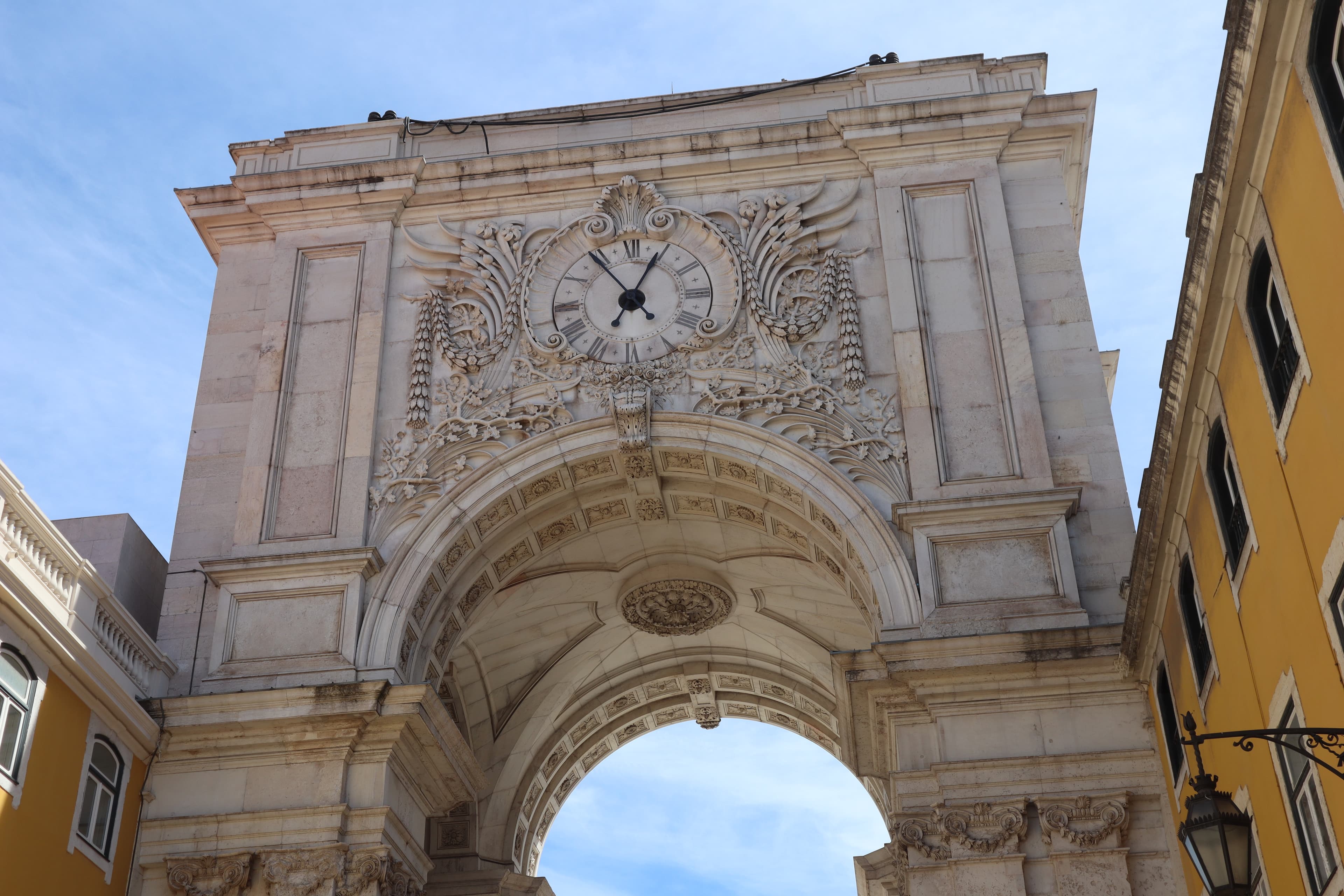 View of clock building