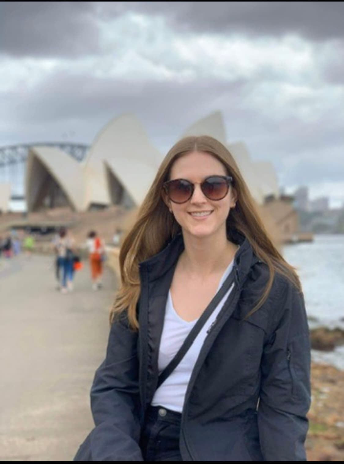 Picture of Nicole outside Sydney opera house