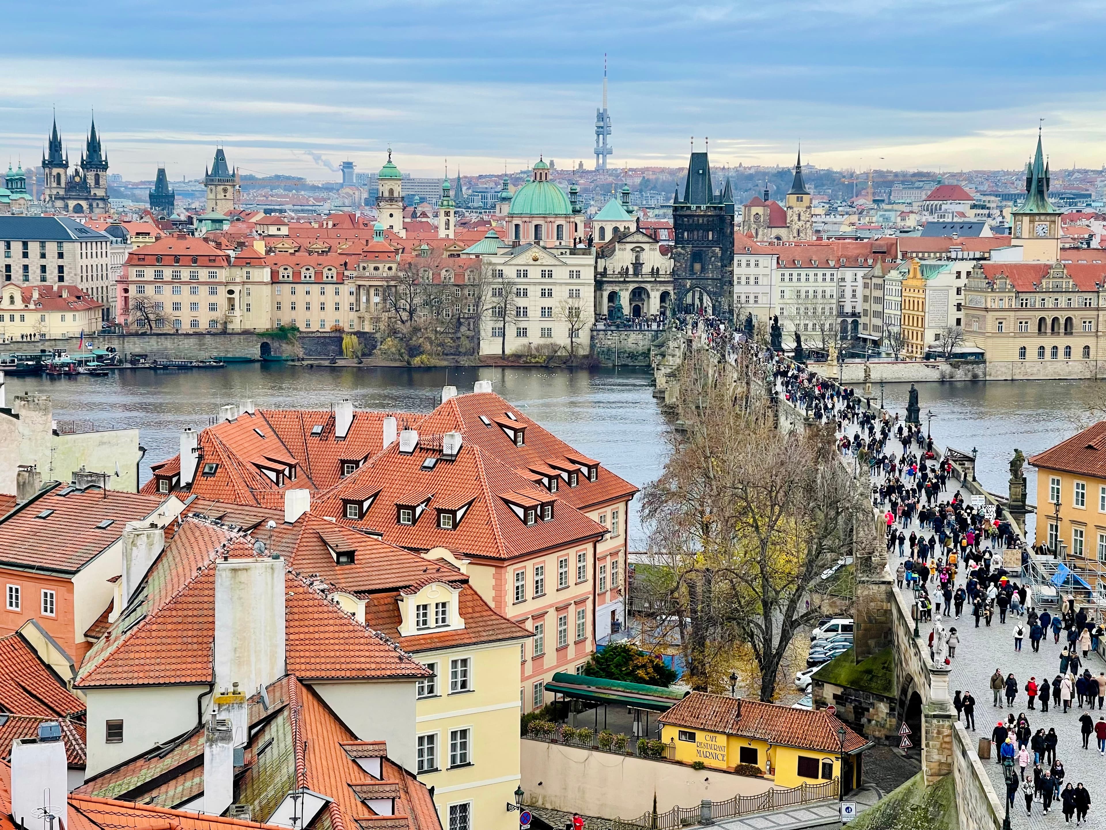Picture of the water surrounded by buildings