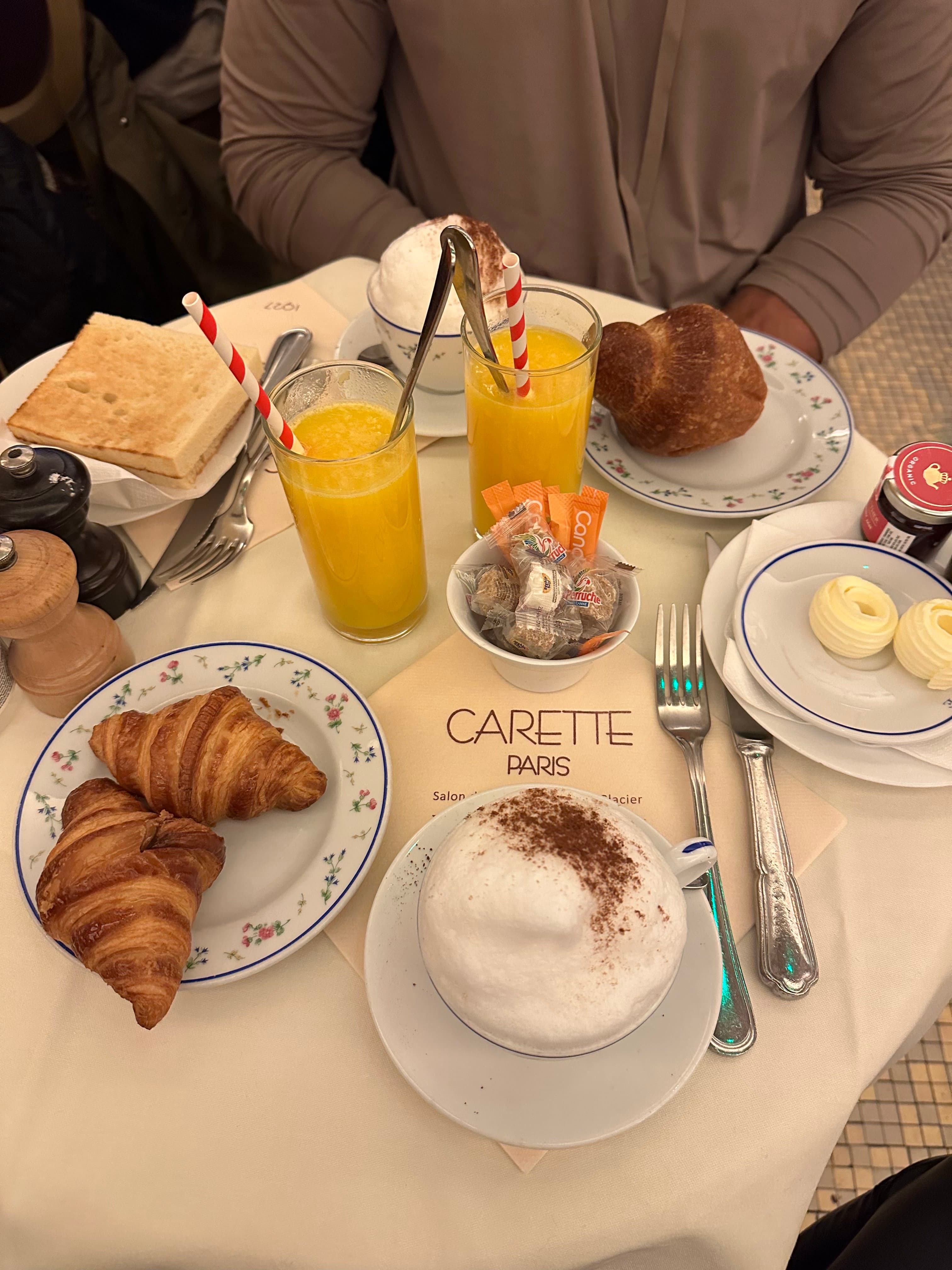 Variety of food items