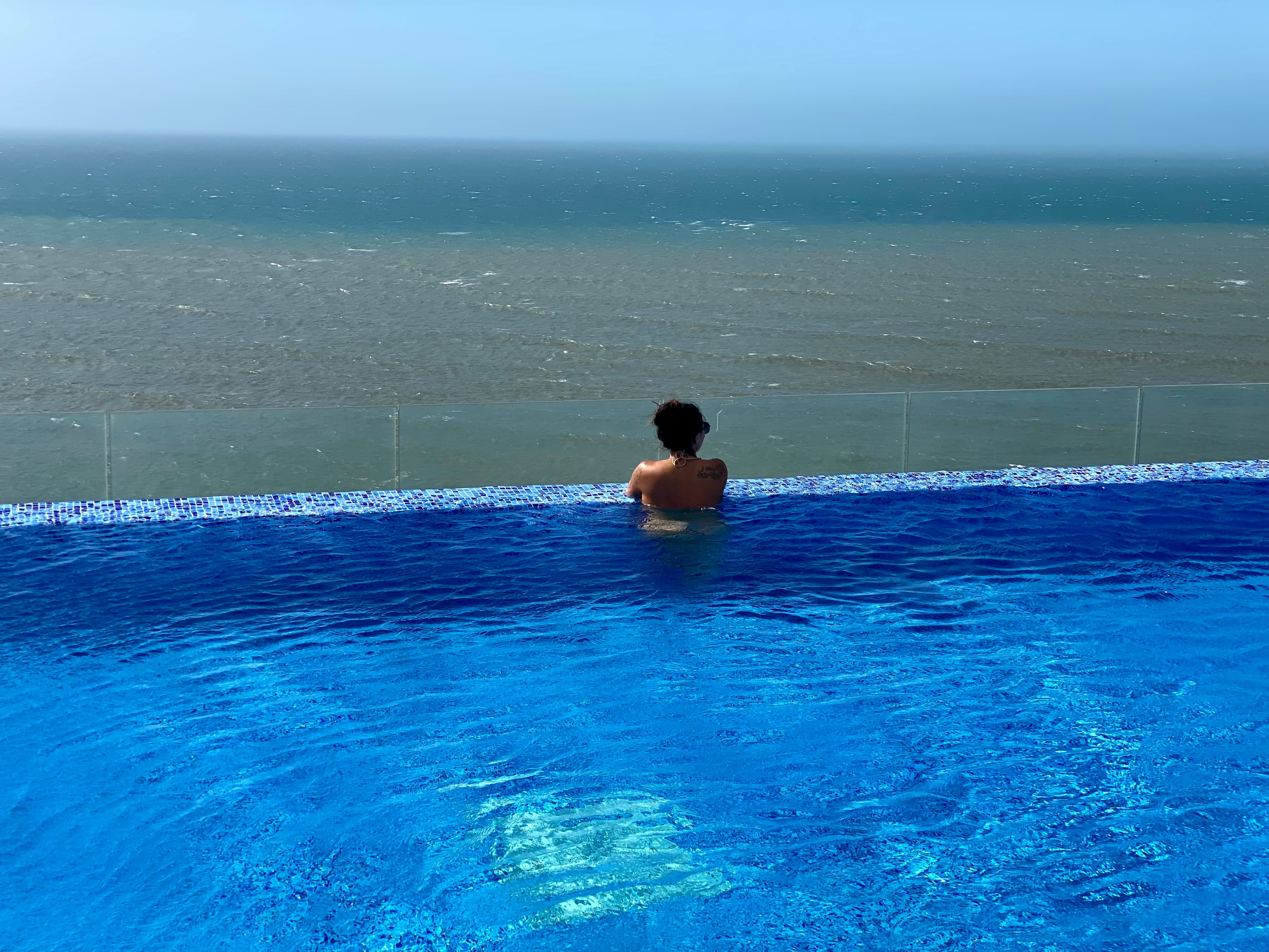 Picture of Jena in pool