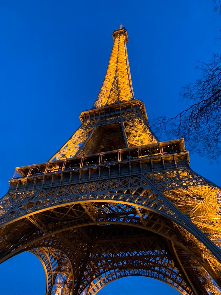 View of Eiffel tower