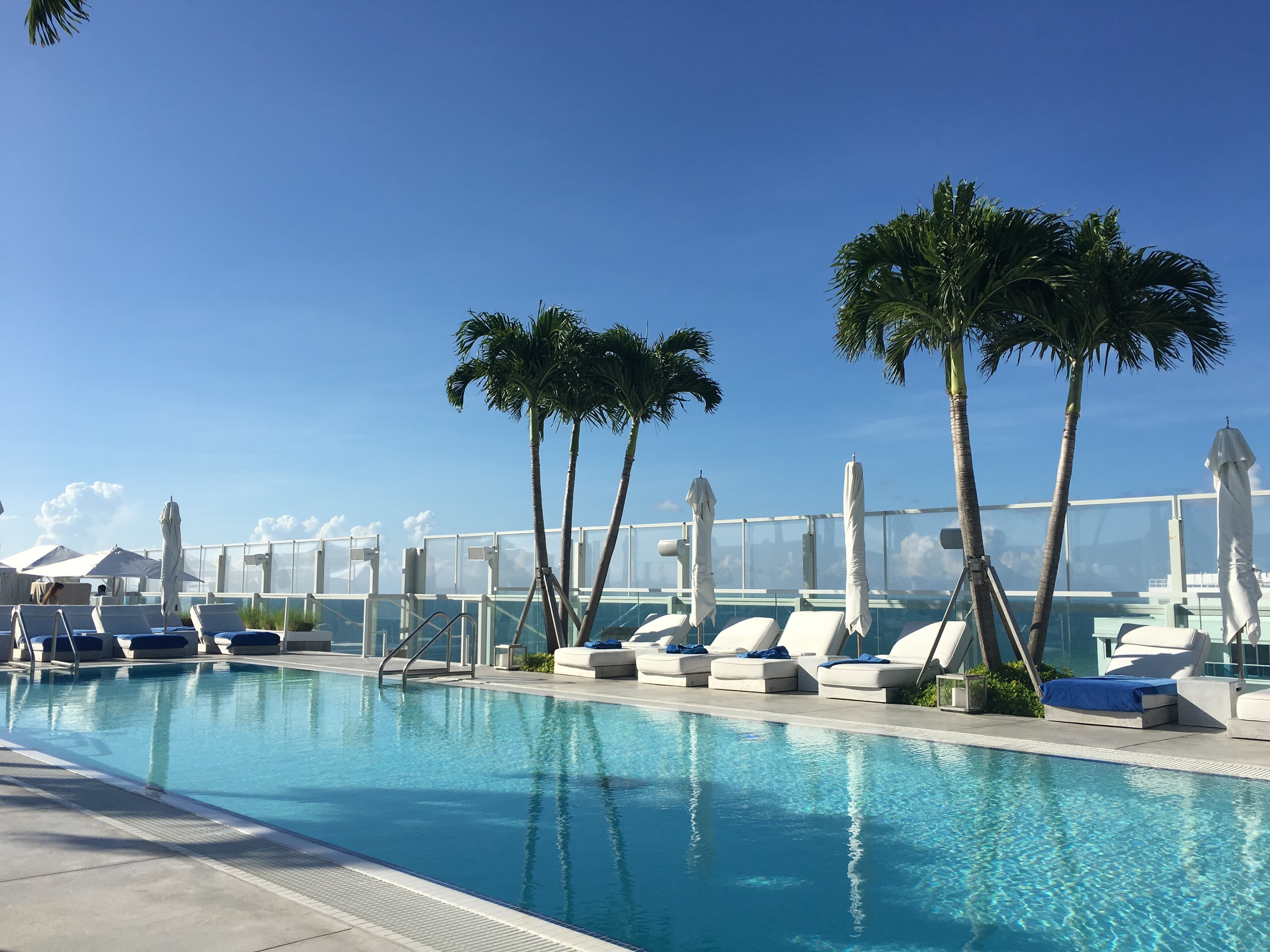 Picrure of pool at a 1 Hotel South Beach