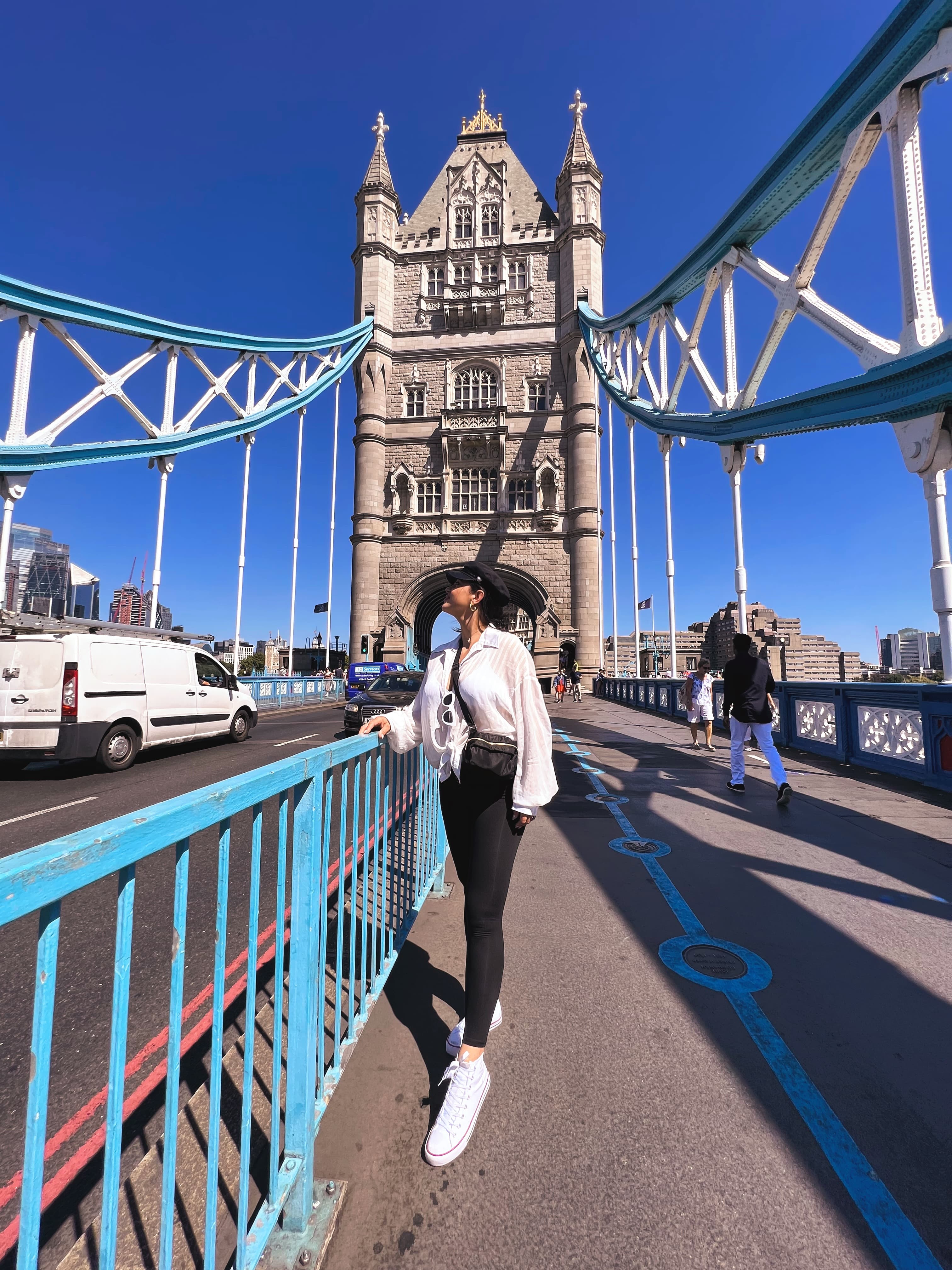 Picture of Amanda at Tower Bridge