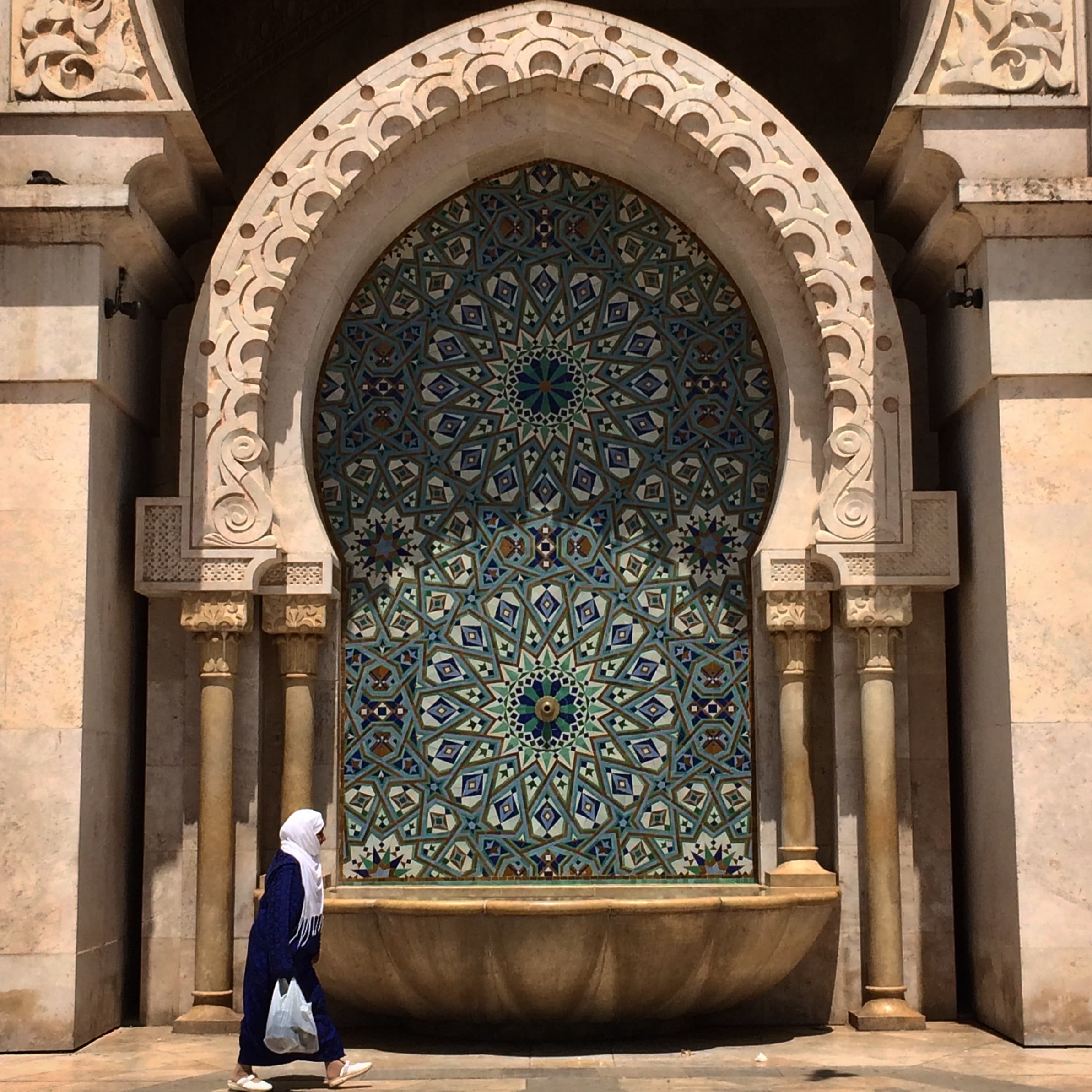 View of an artistic wall