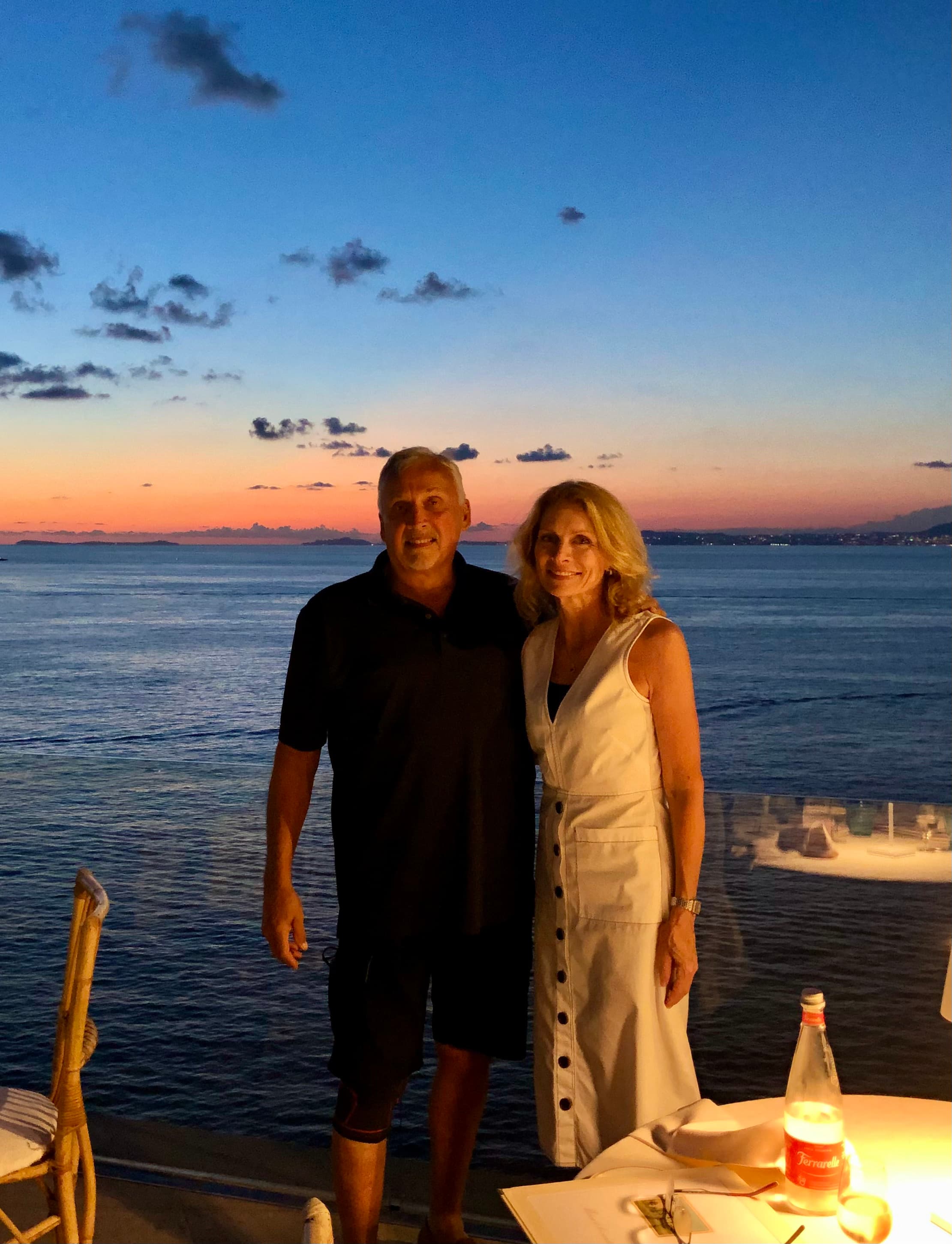 Picture of Aimee with friend at hotel