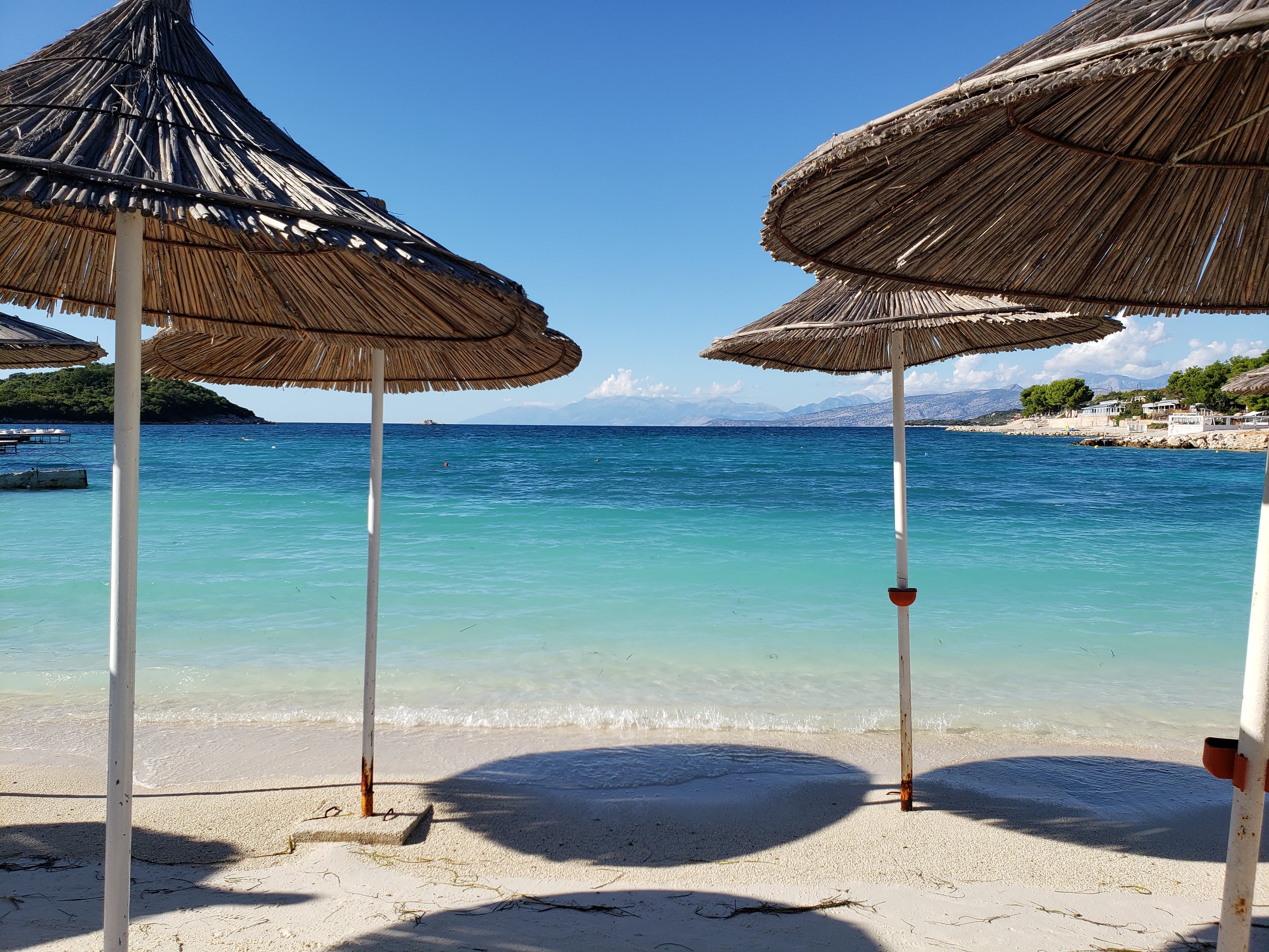 Sea and beach view