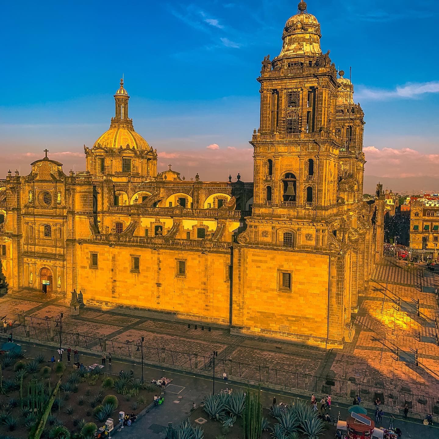 castle during golden hour