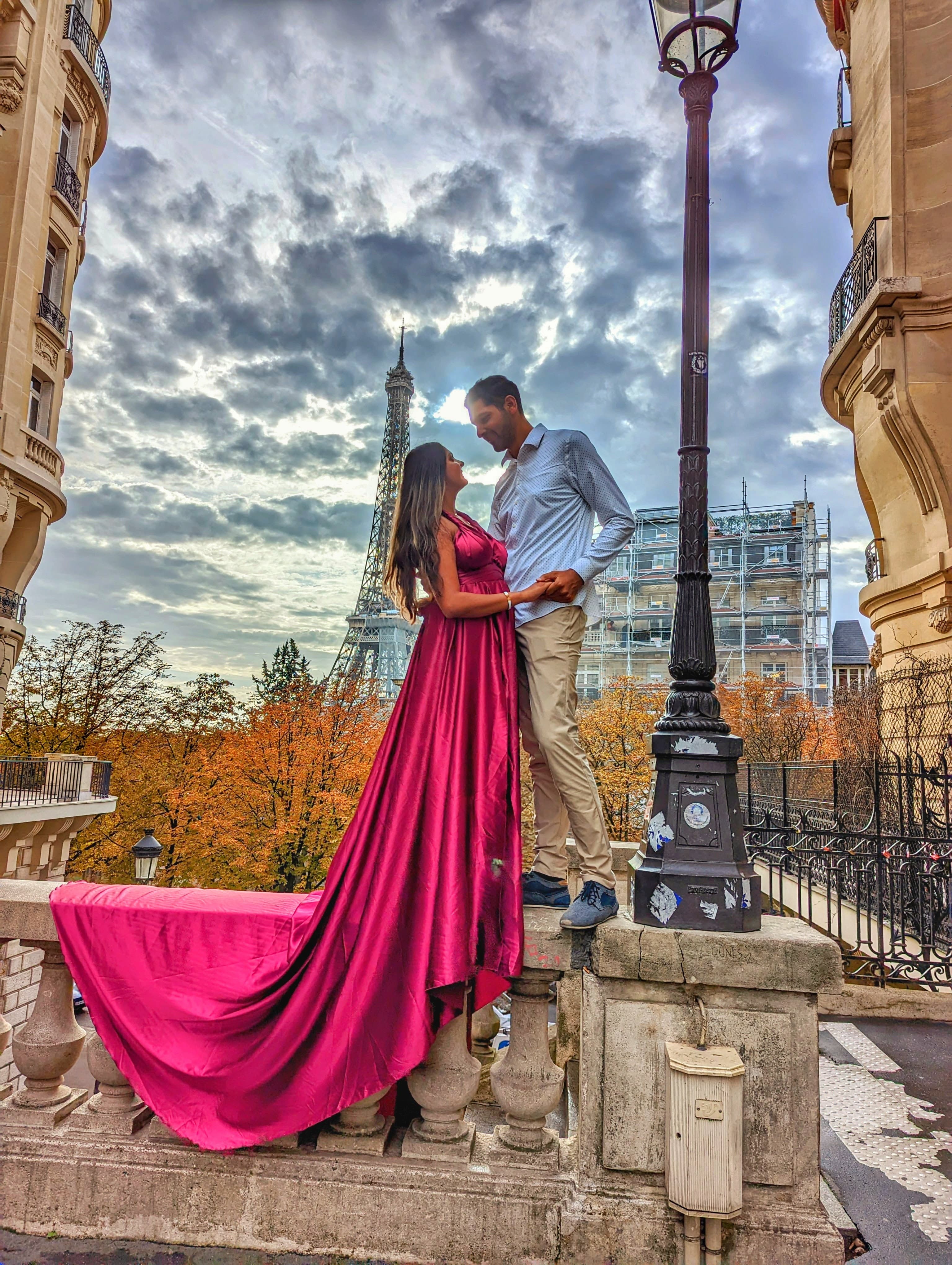 Couple posing