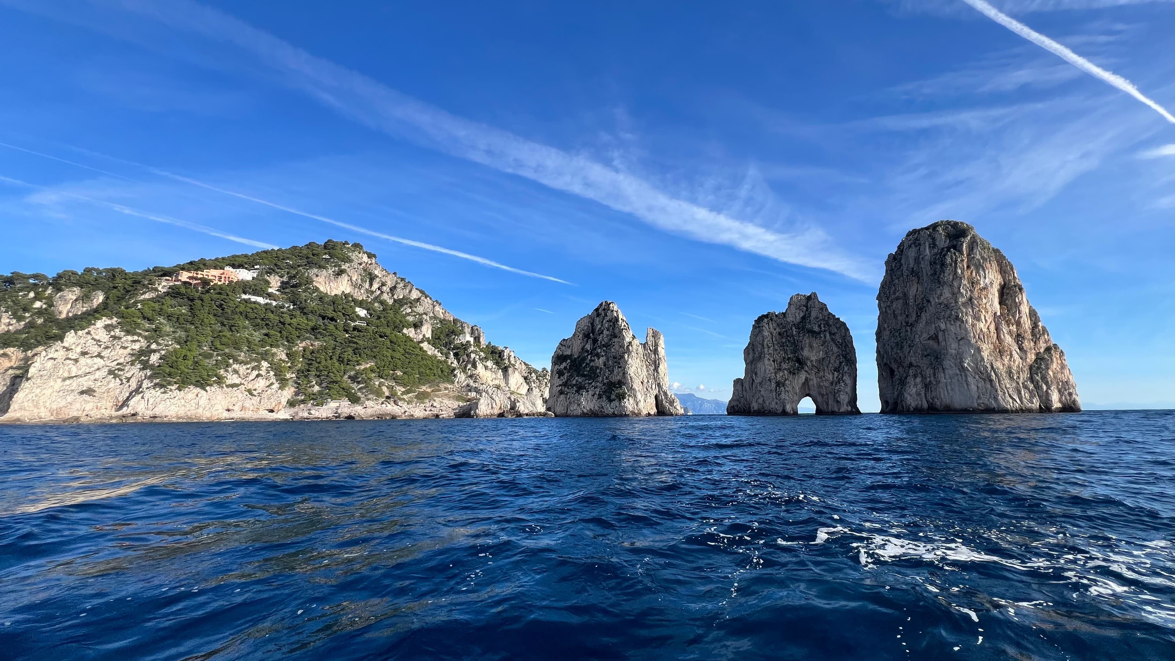 Picture of rock in sea