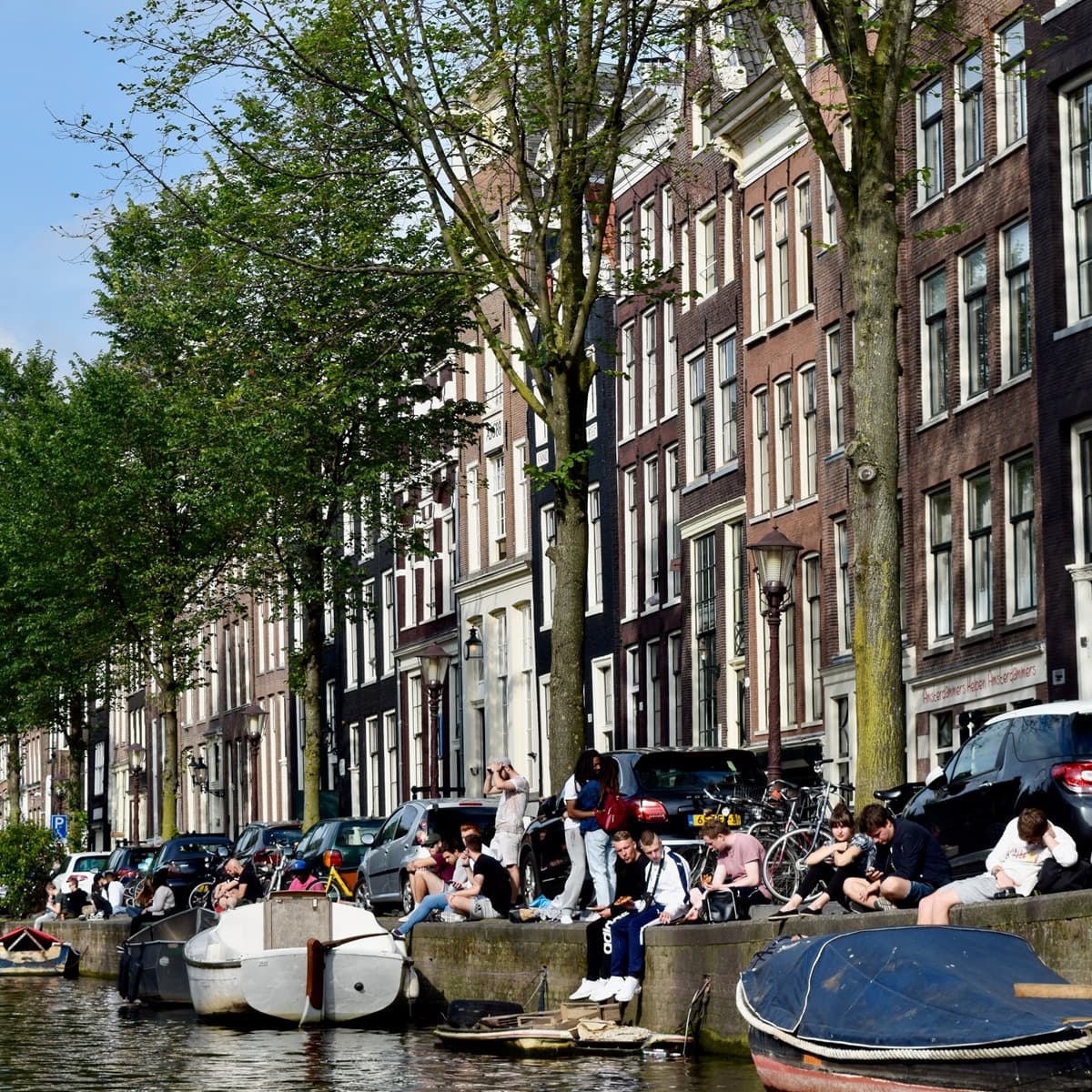 Canal and canal side view