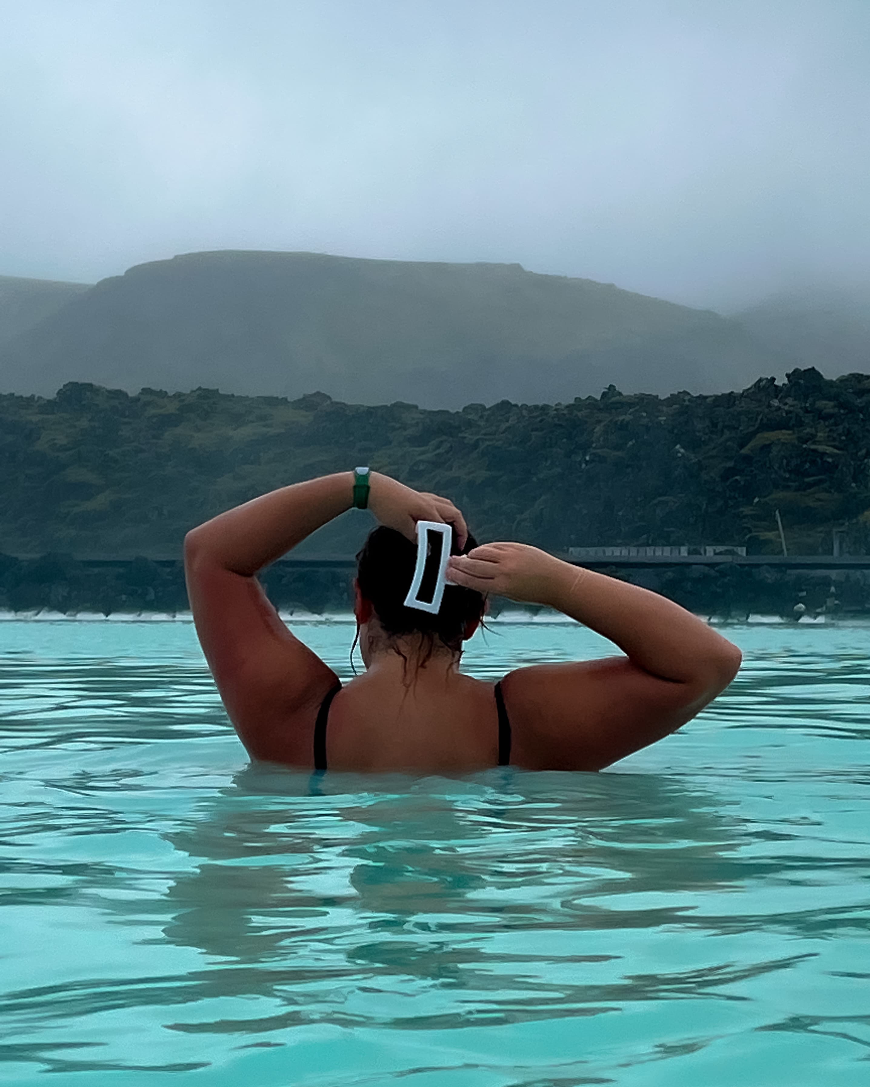 Swimming in the pool