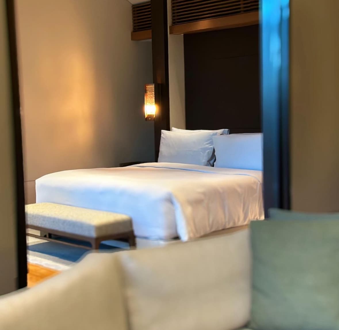 View of a hotel room