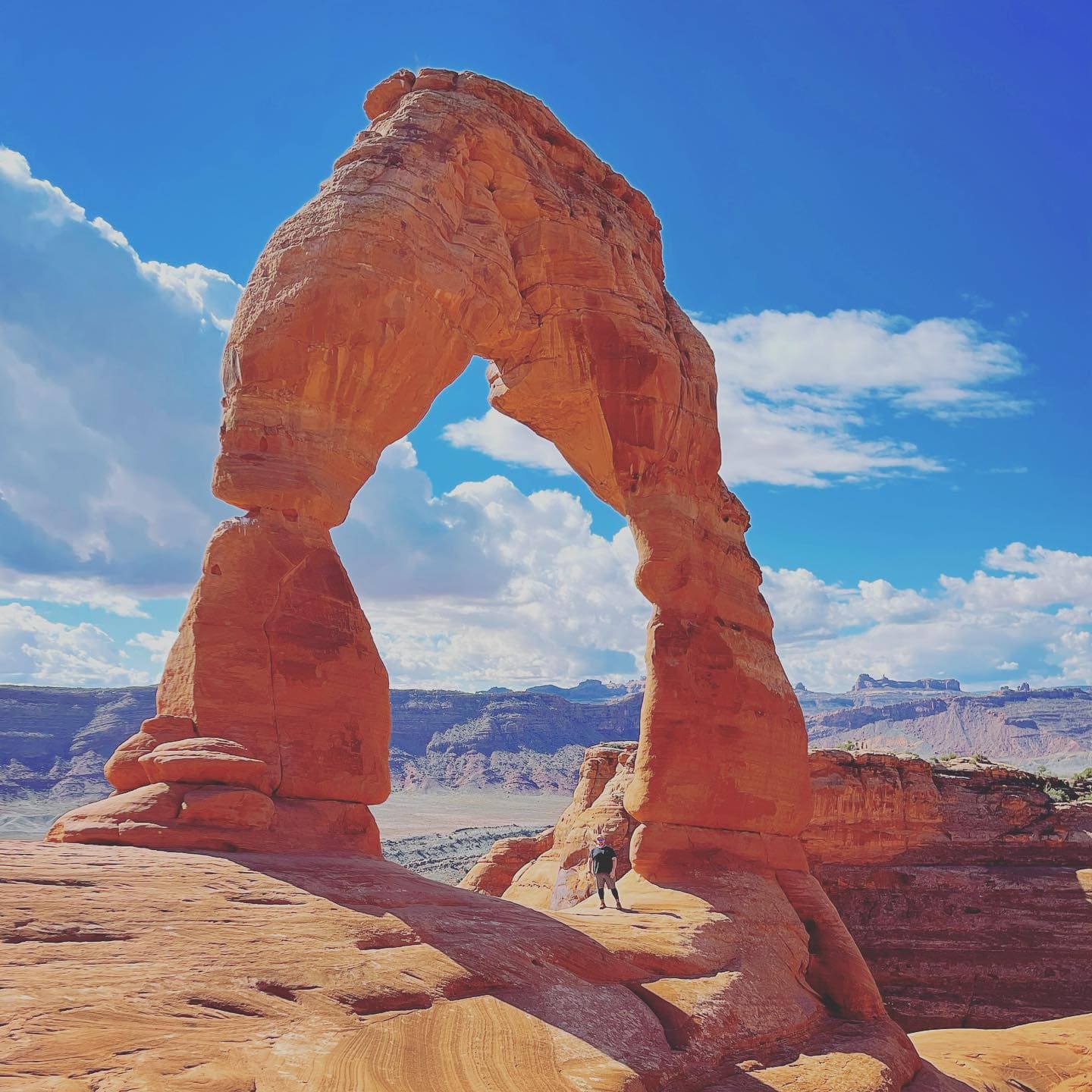 Visiting the Delicate Arch