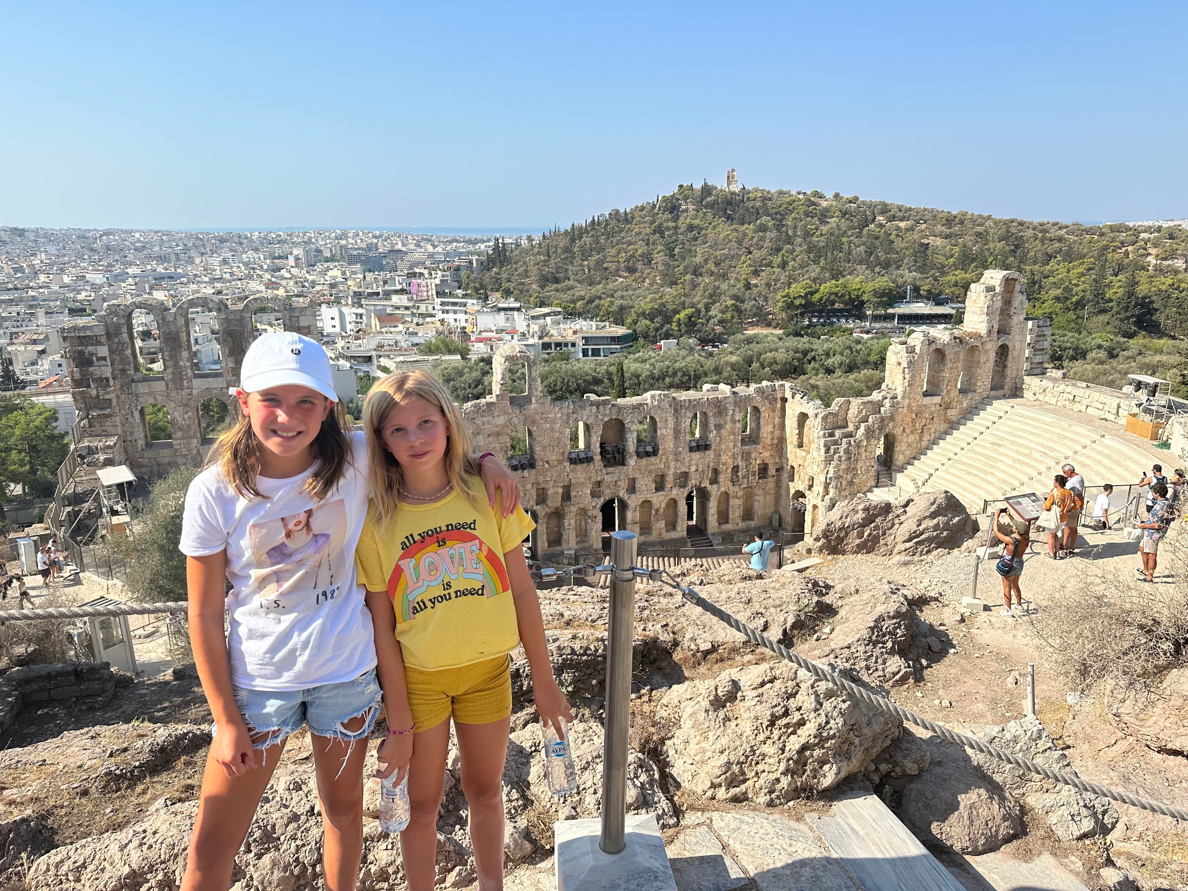 Picture of girls at Odeon of Herodes Atticus