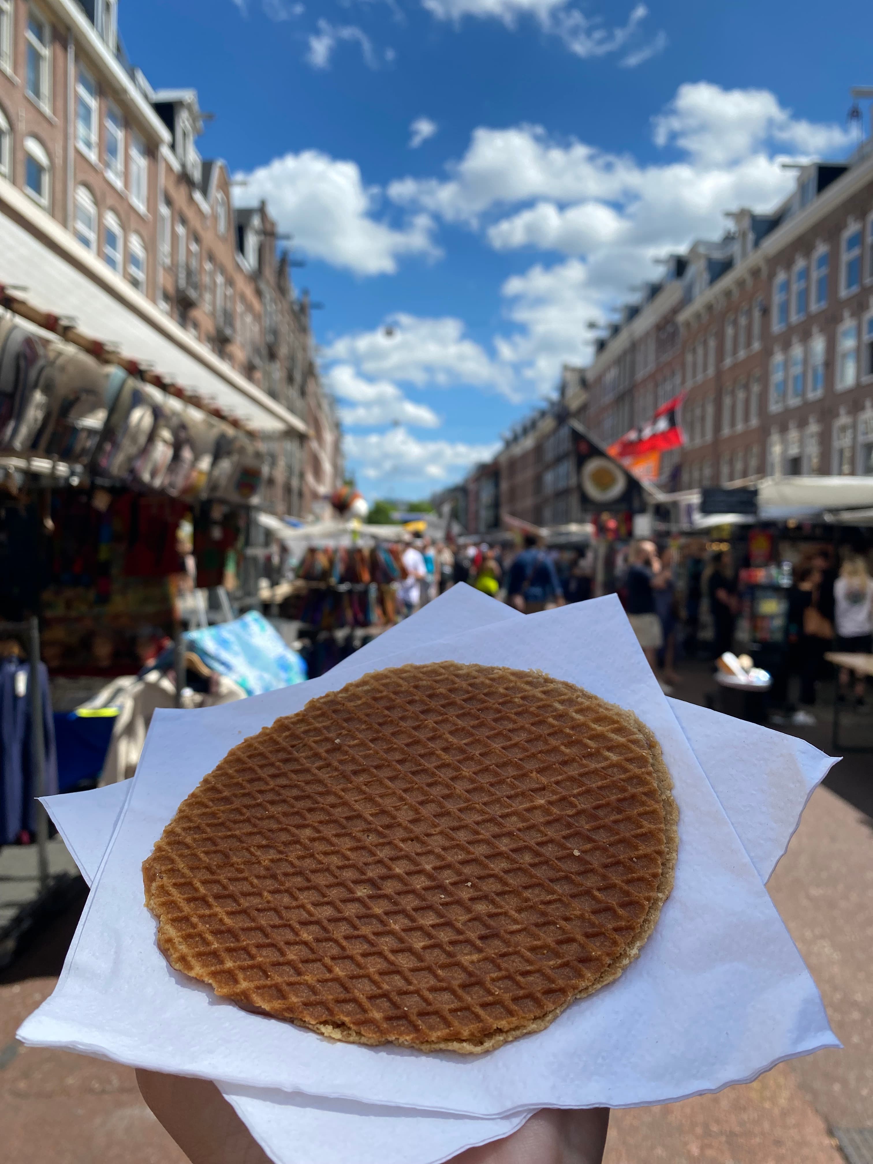 Food view in the street