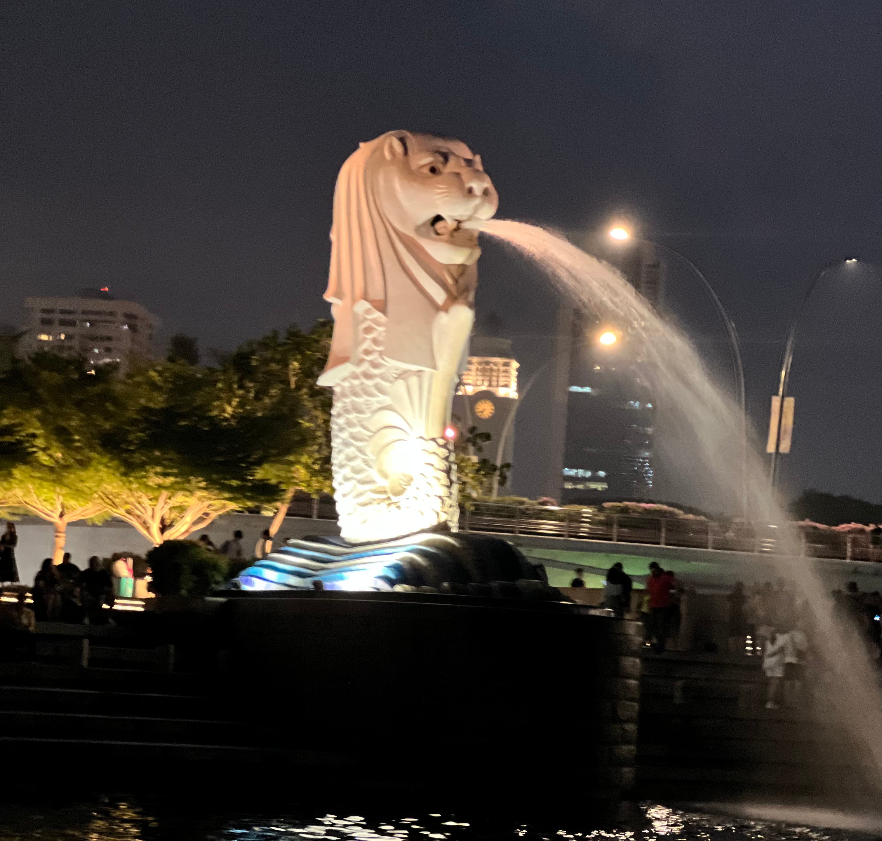 View of a fountain