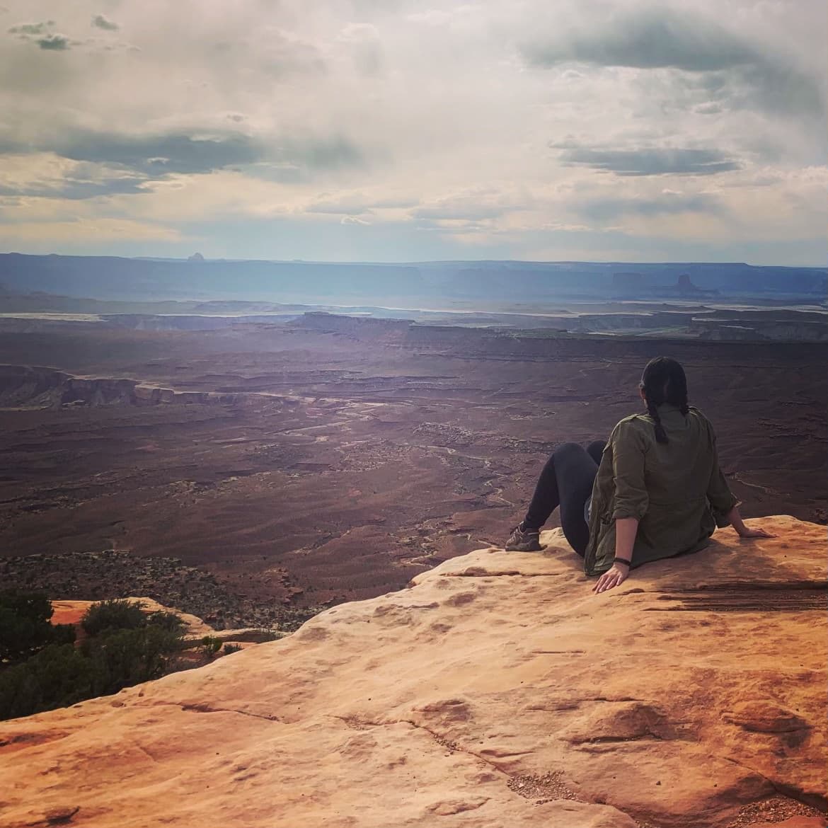 Travel advisor posing in a dried out region