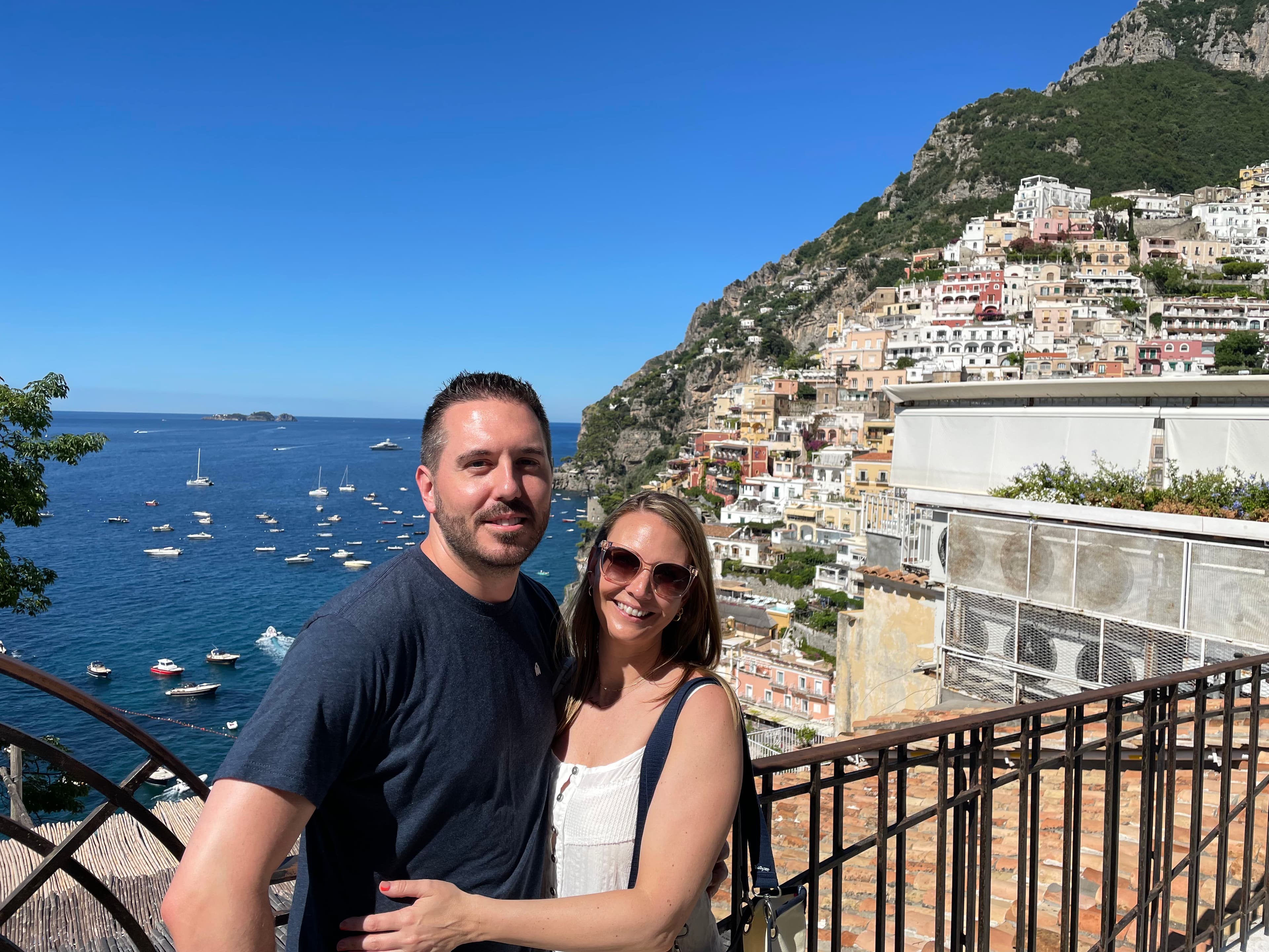 Beautiful couple having fun