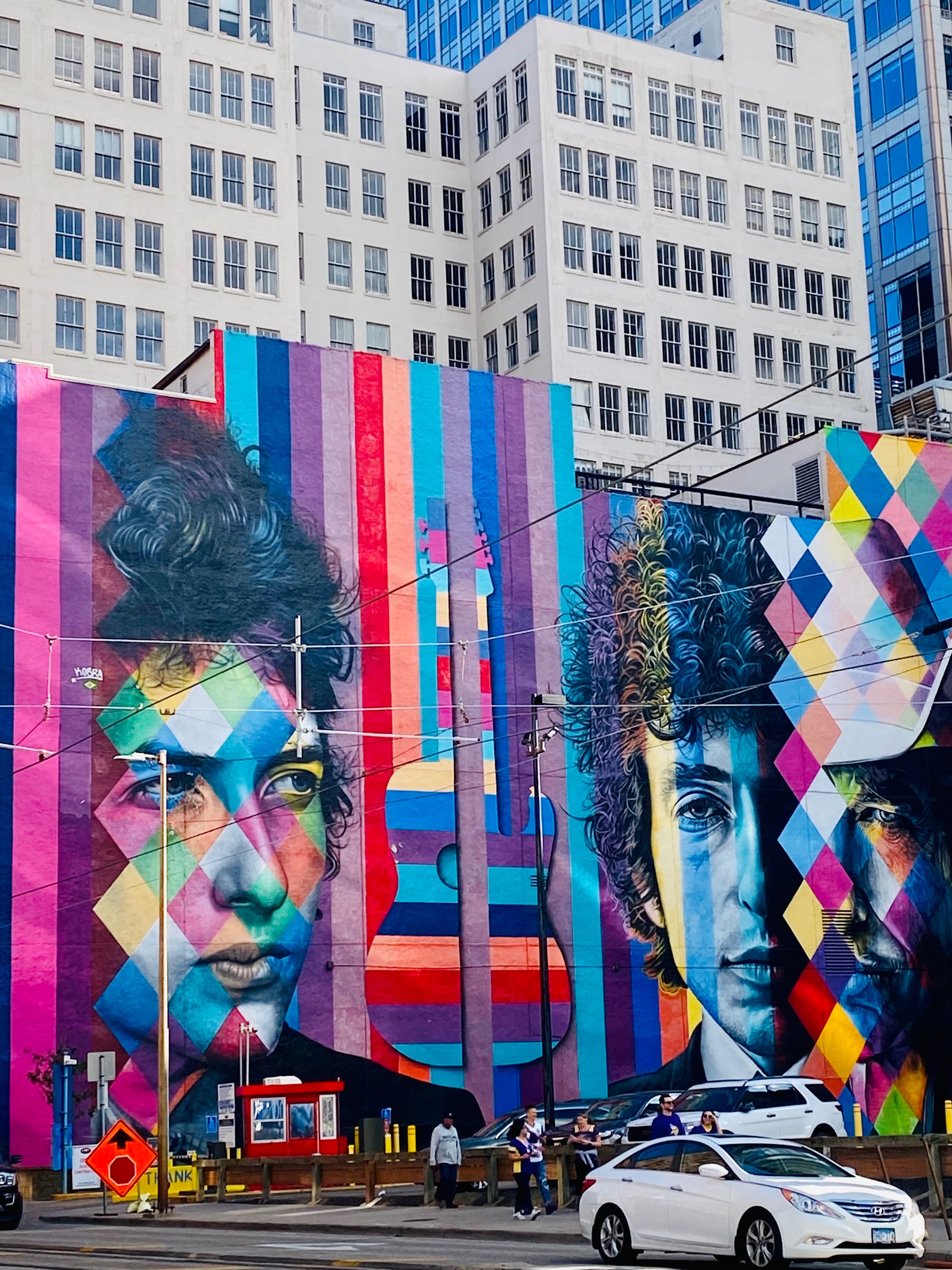 Graffiti art on the building