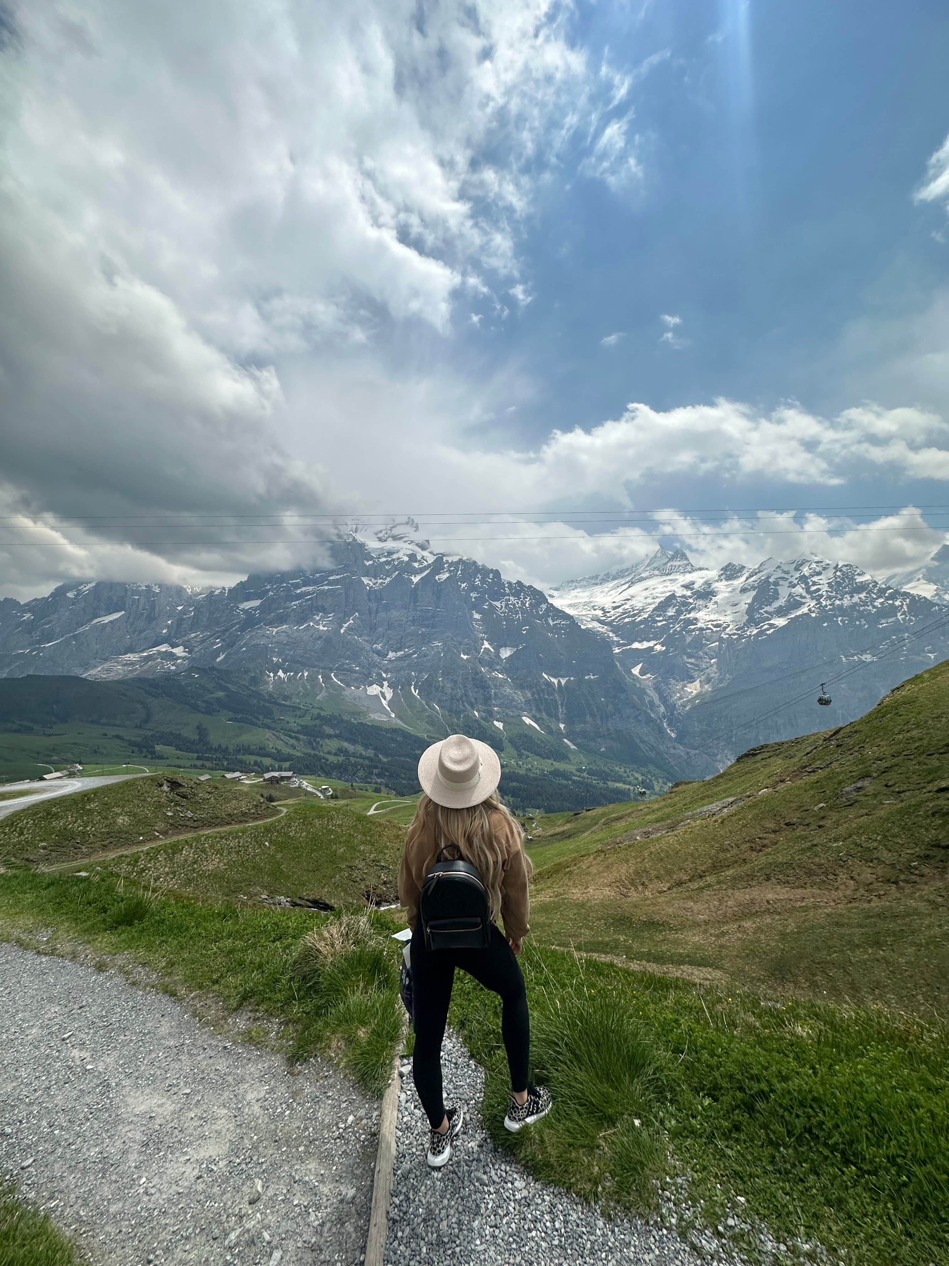 Picture of Meredith in moutains