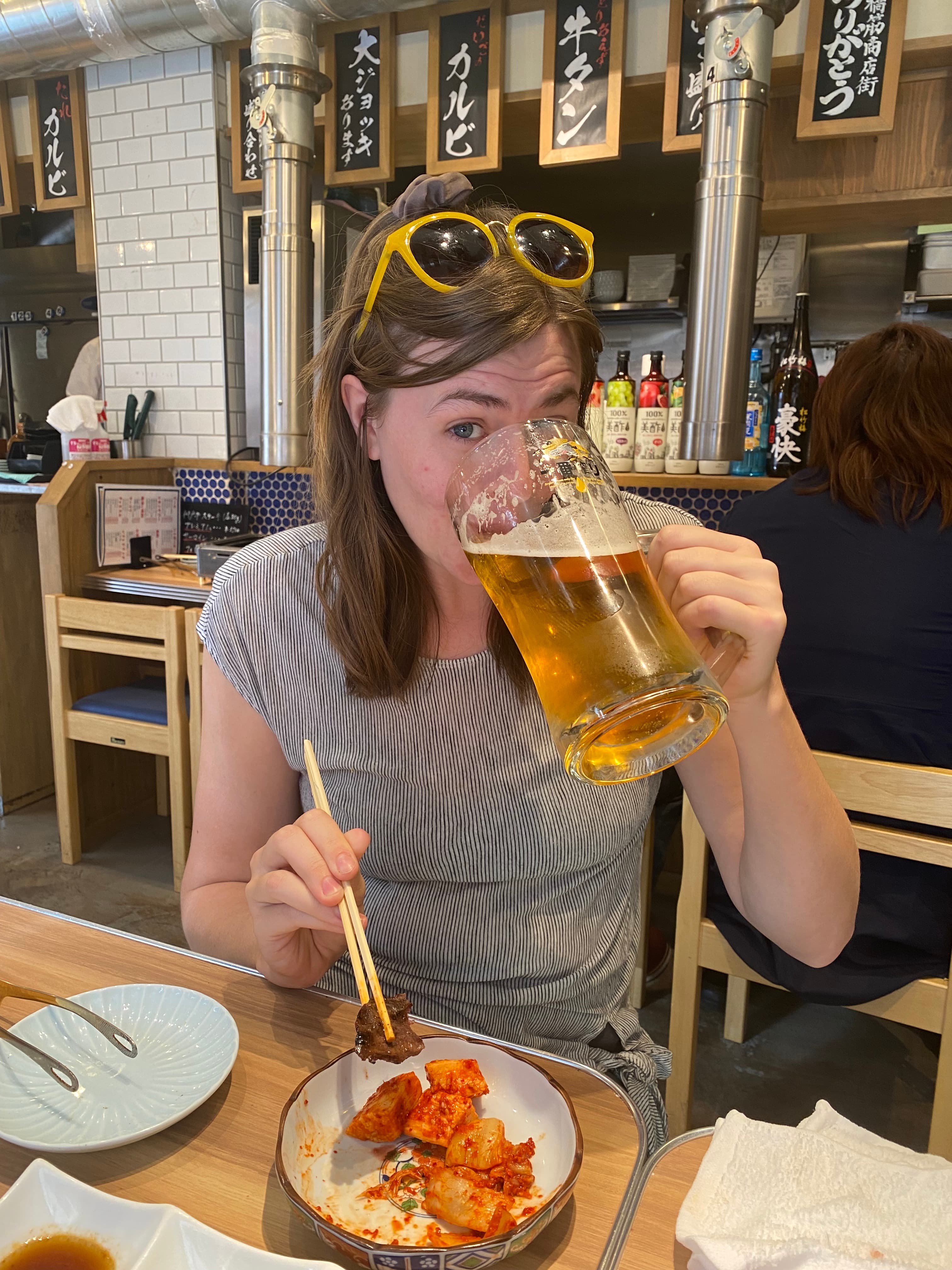 Travel advisor drinking