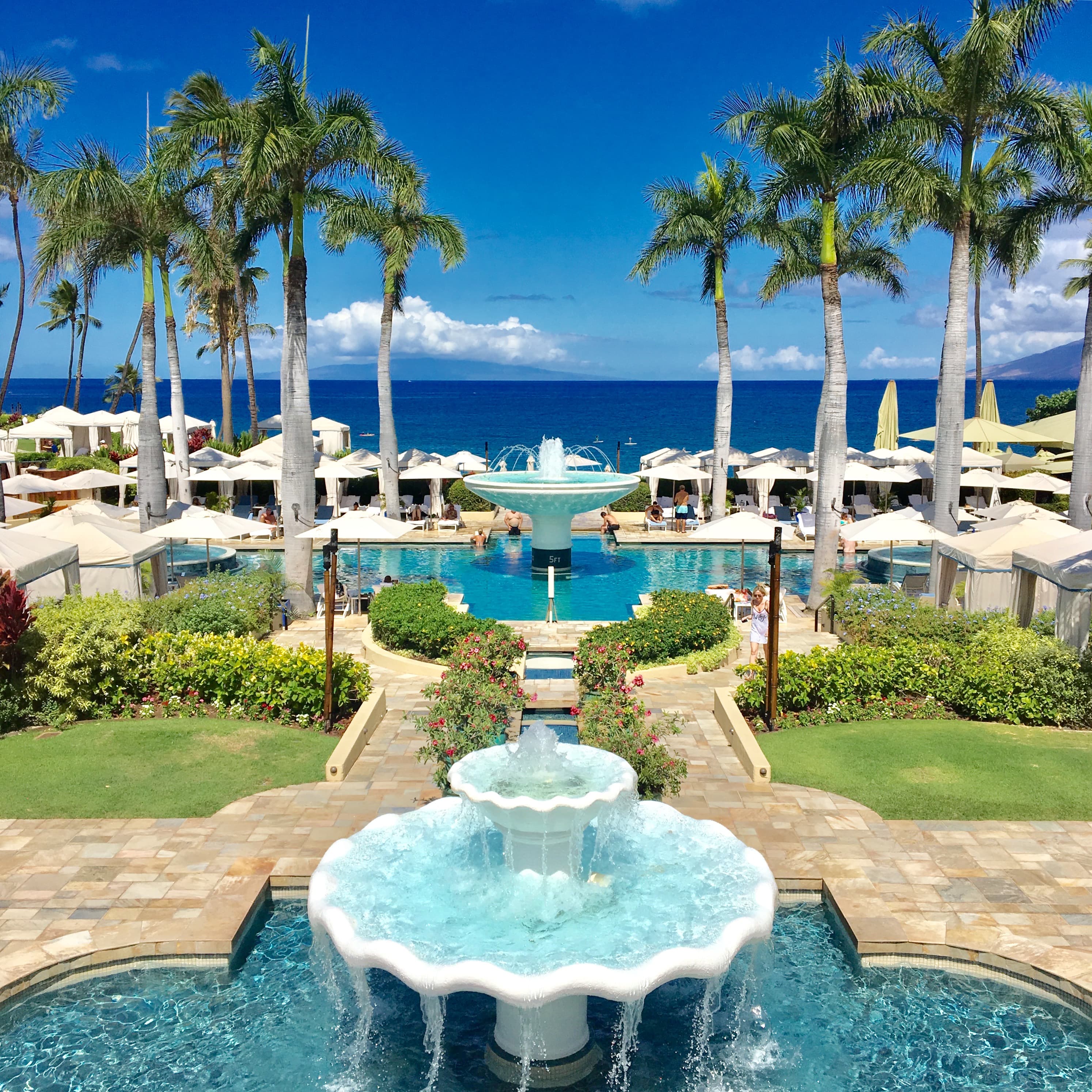 View of a luxury resort