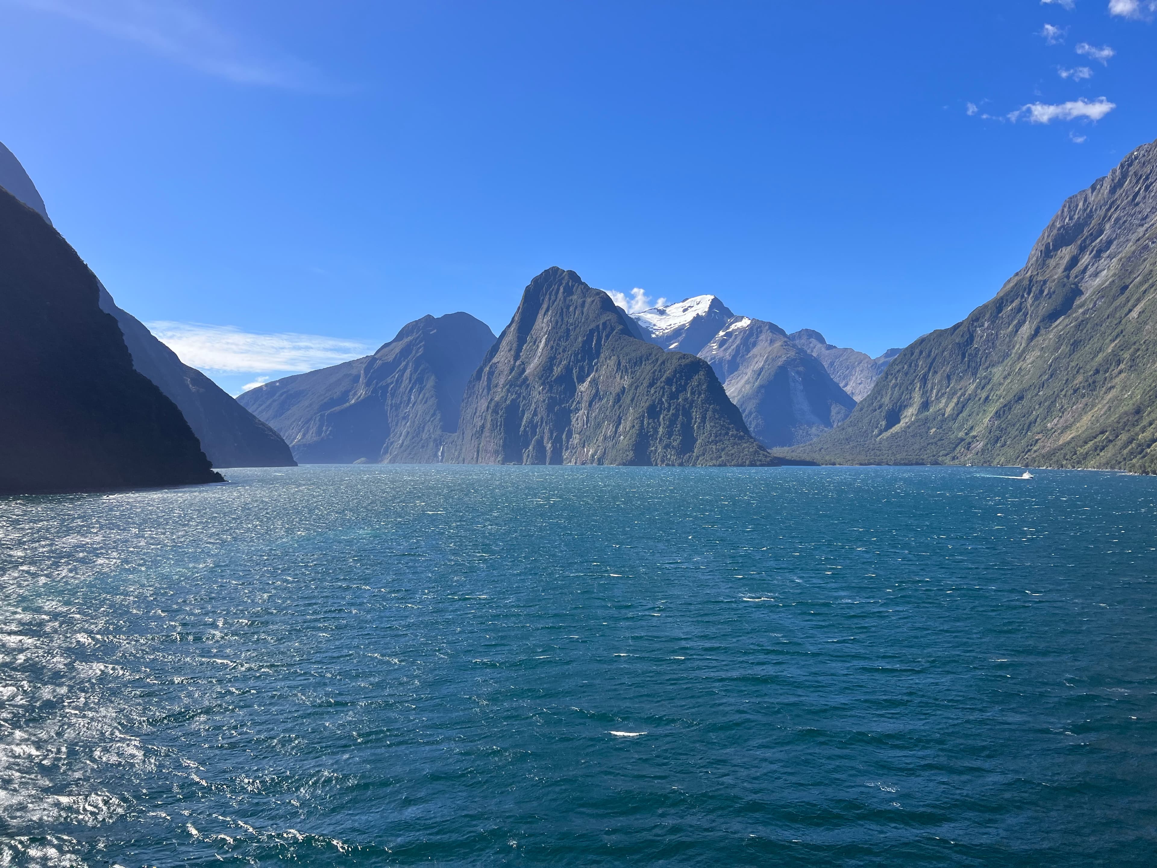 view of mountain and ocean