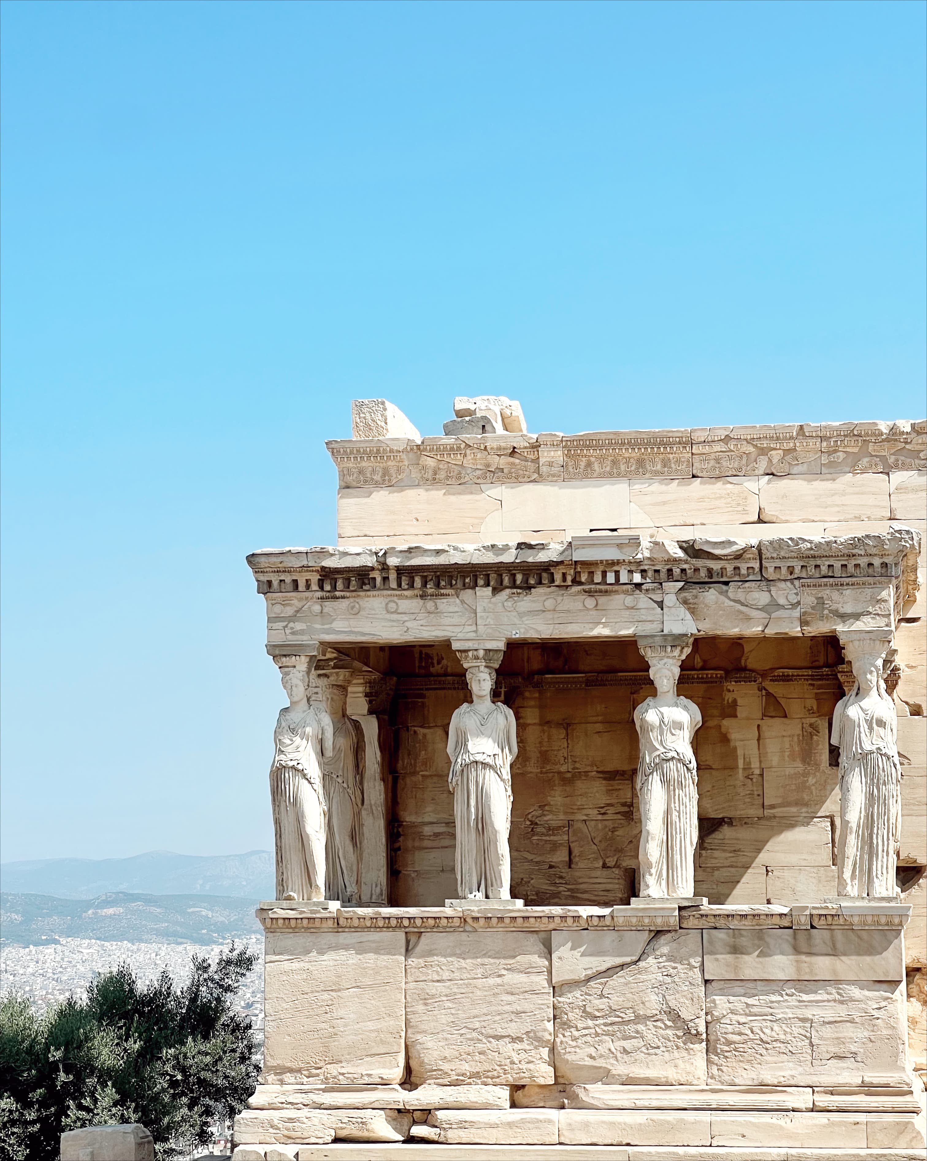 View of a white building