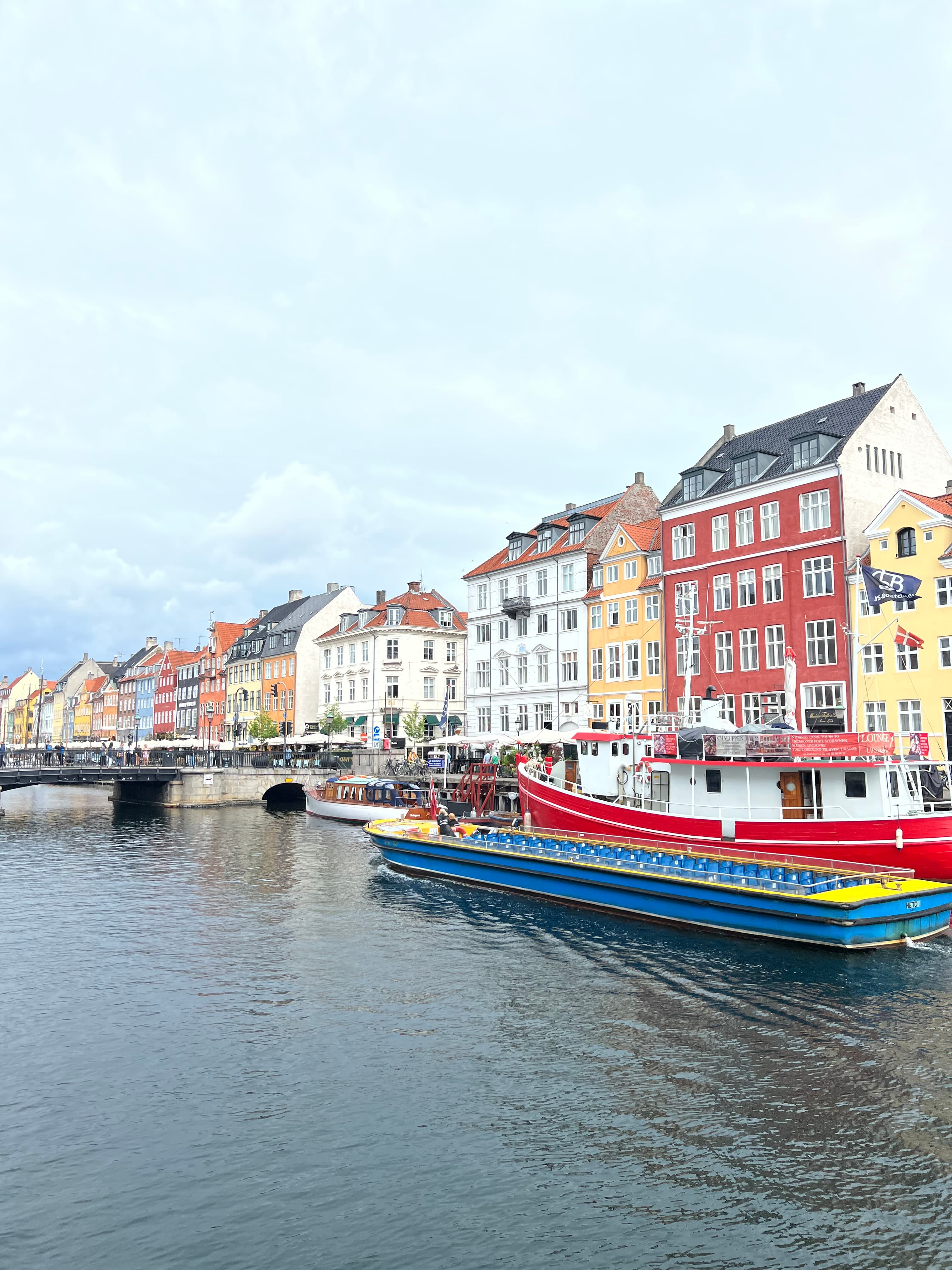 Colorful houses by the river