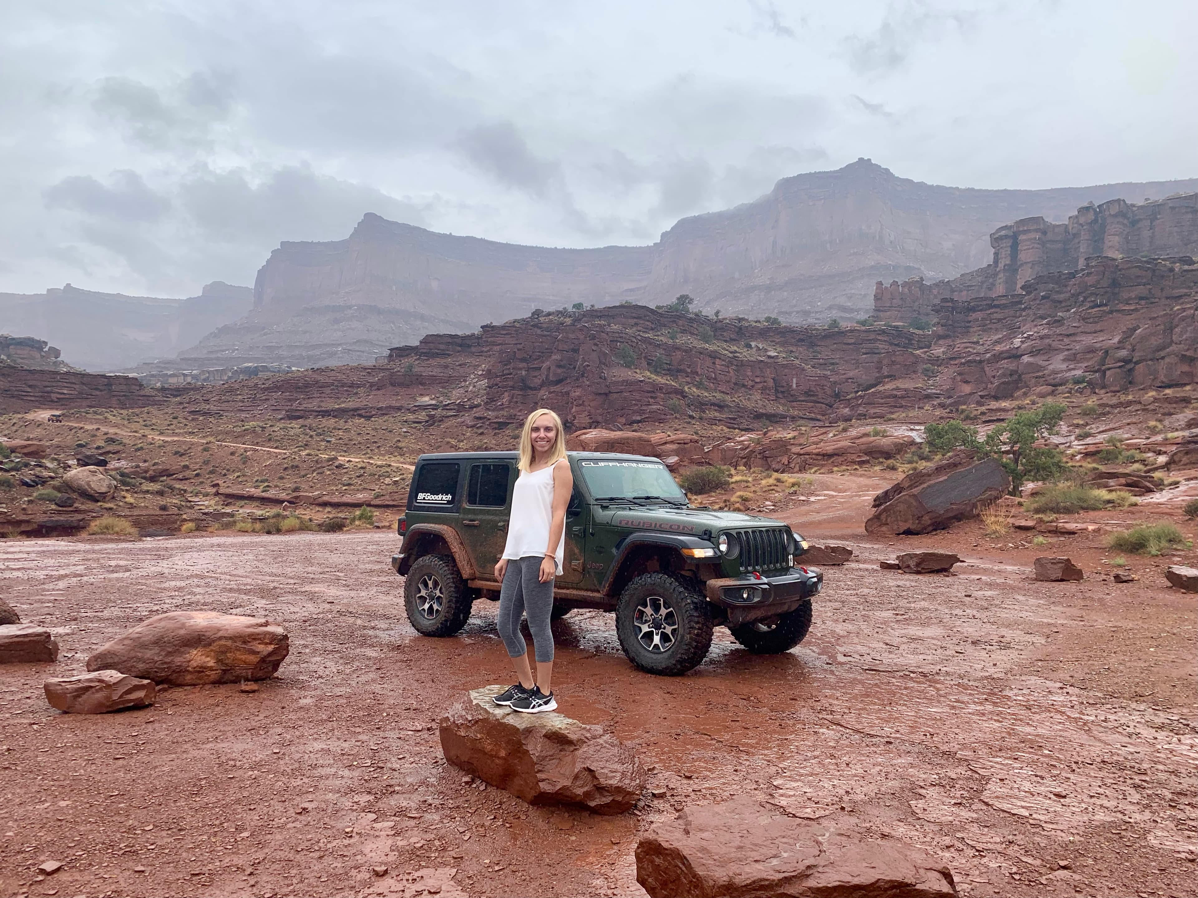 jeep in desert