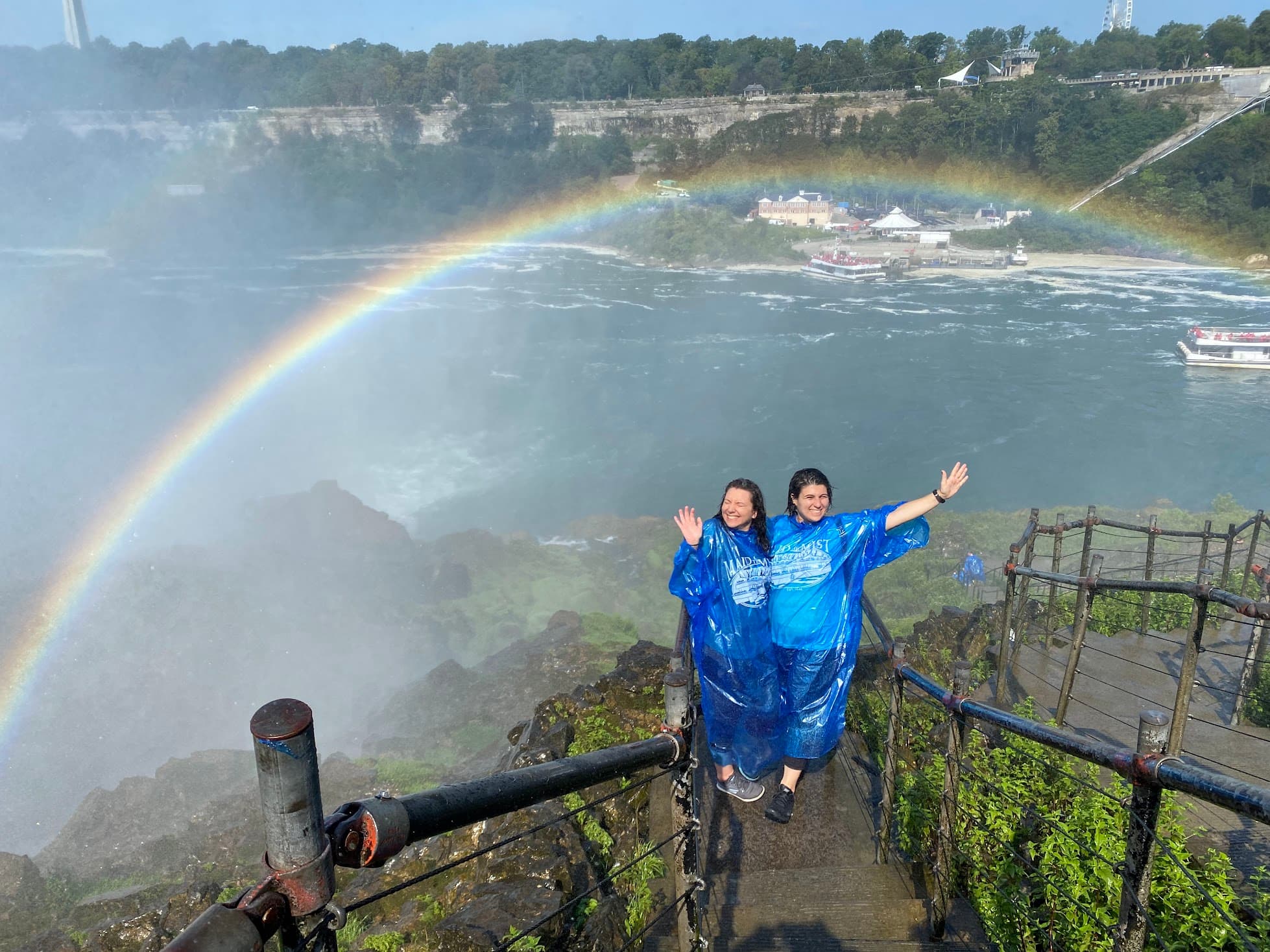 Travel advisor posing on a river side
