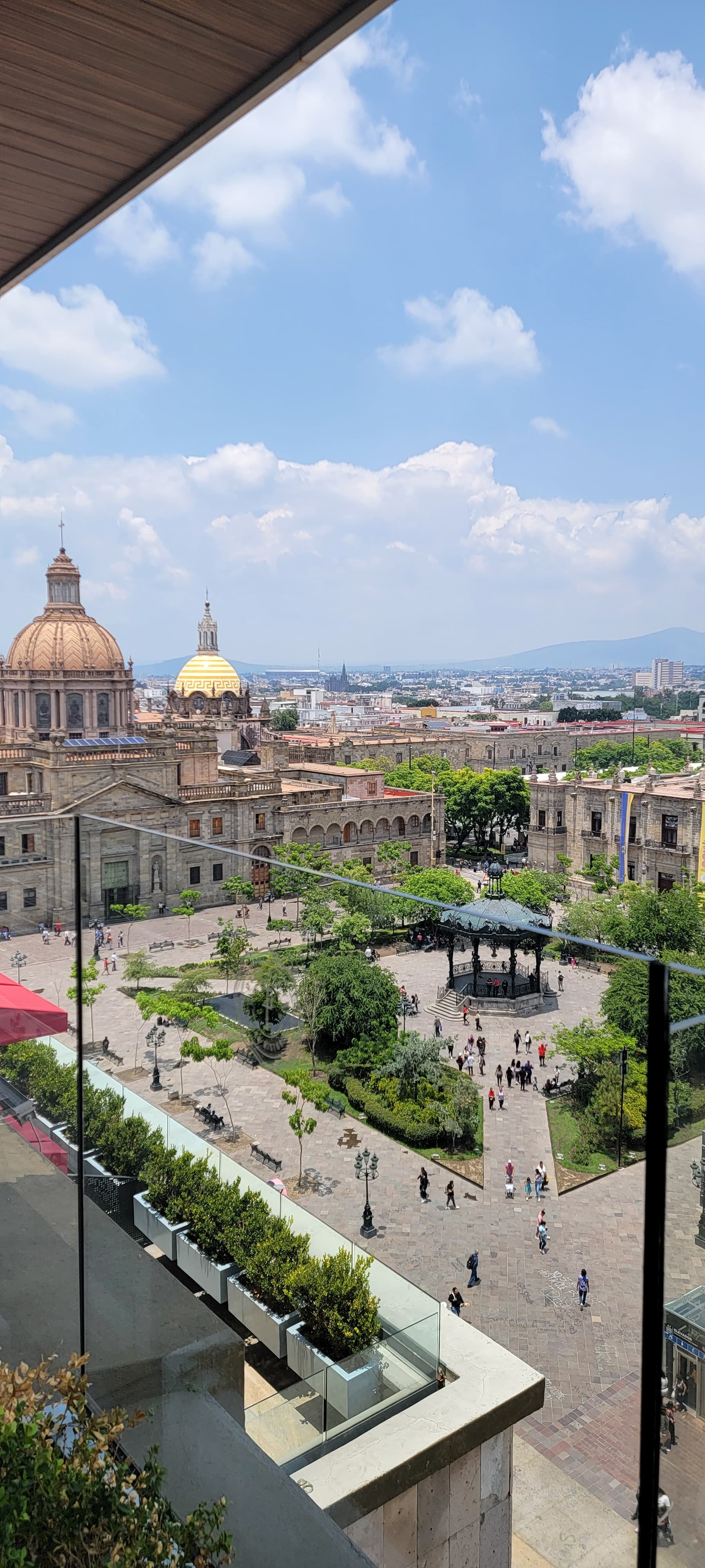 Rooftop view of DoubleTree by Hilton Guadalajara Centro Historico