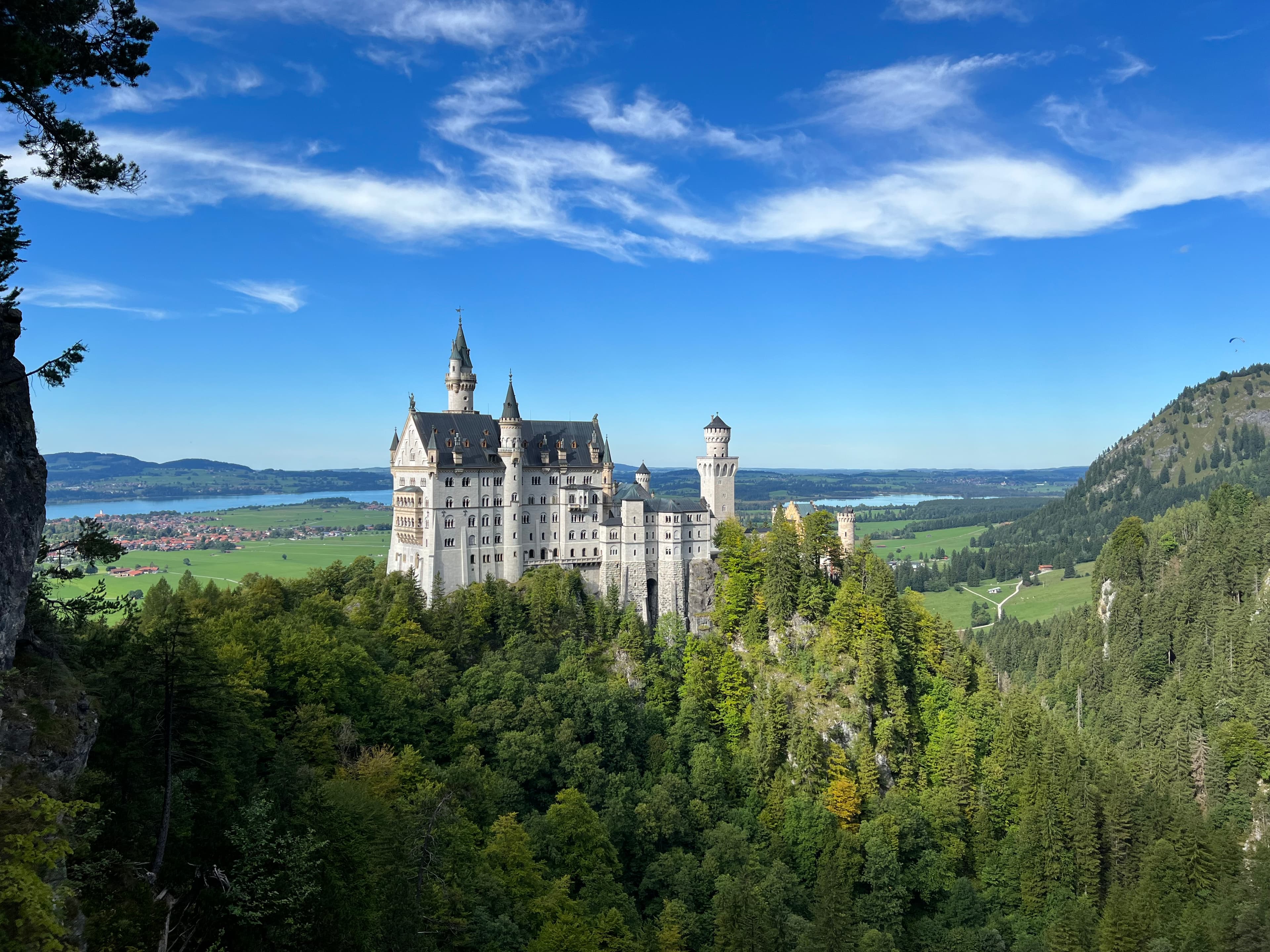 A beautiful view of castle