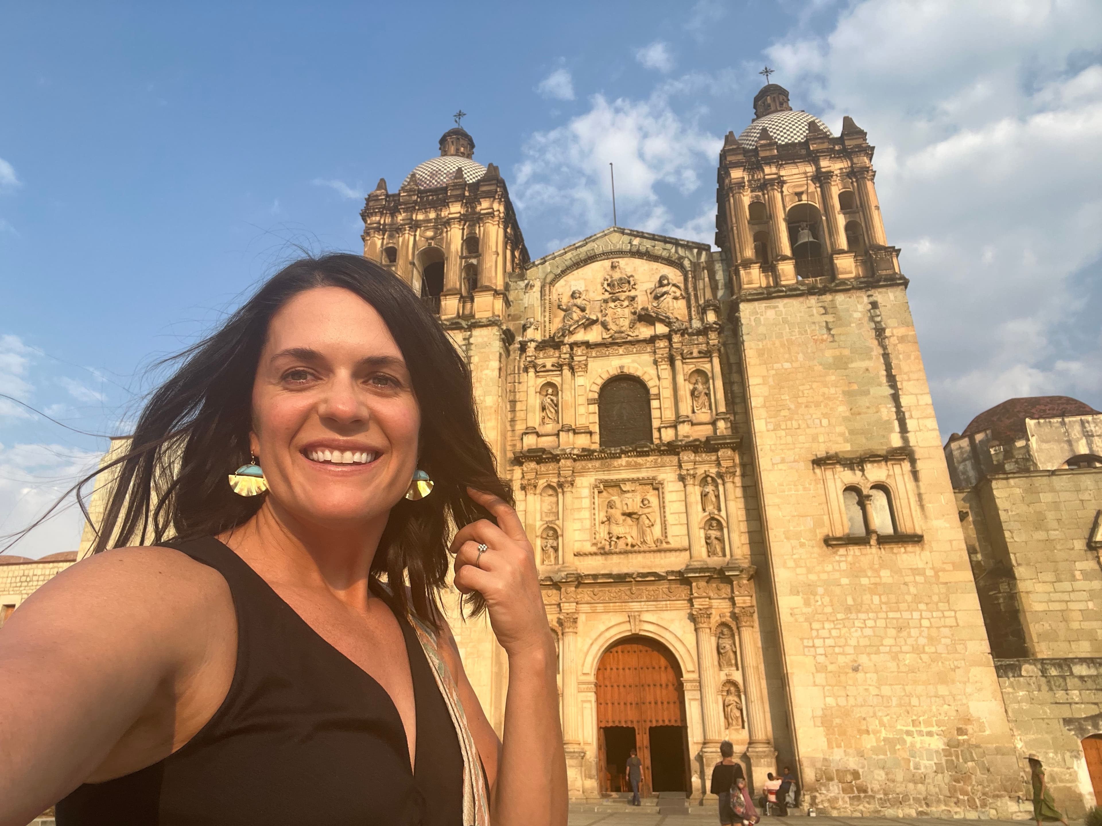Picture of Amber at Templo de Santo Domingo de Guzmán