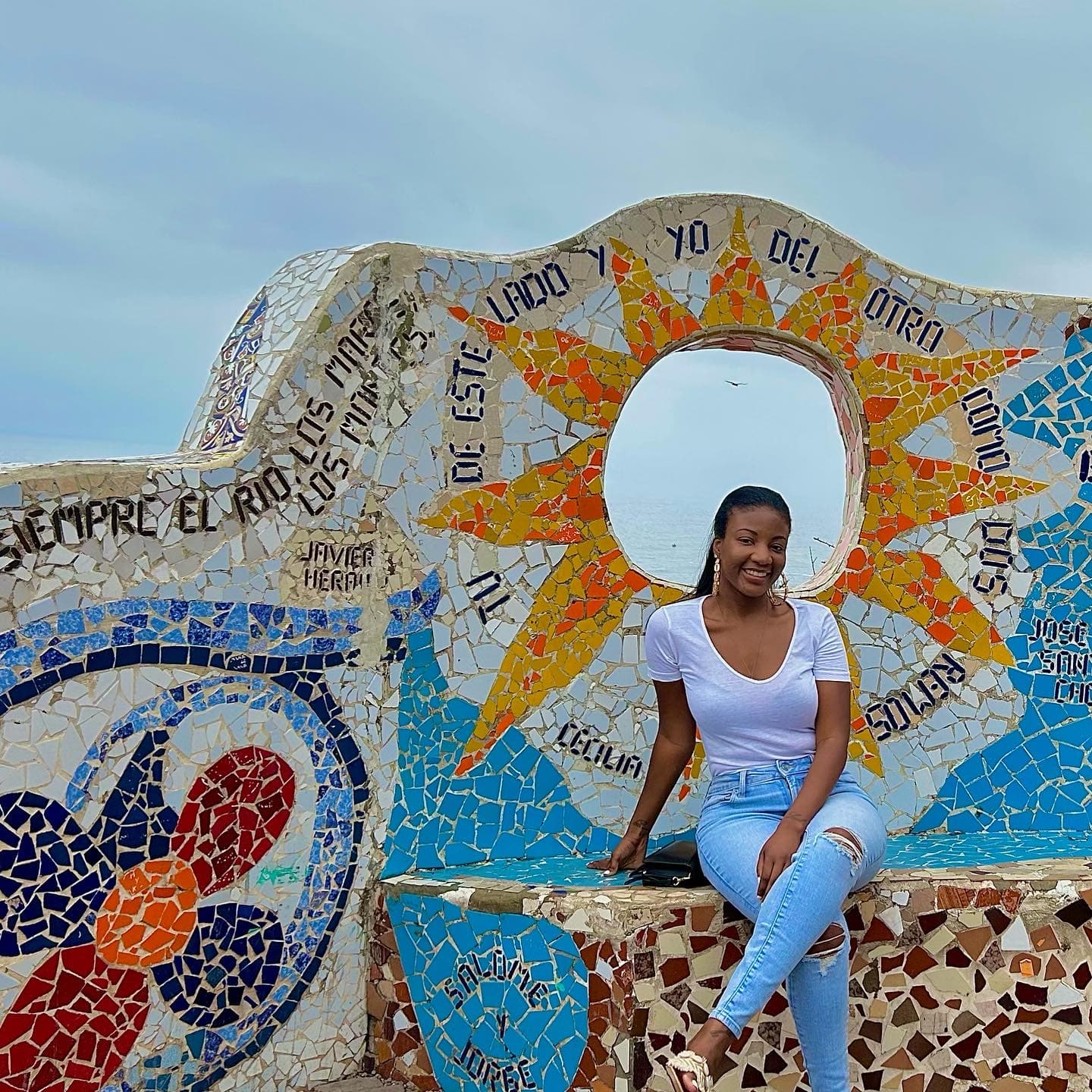 Travel advisor posing in white shirt