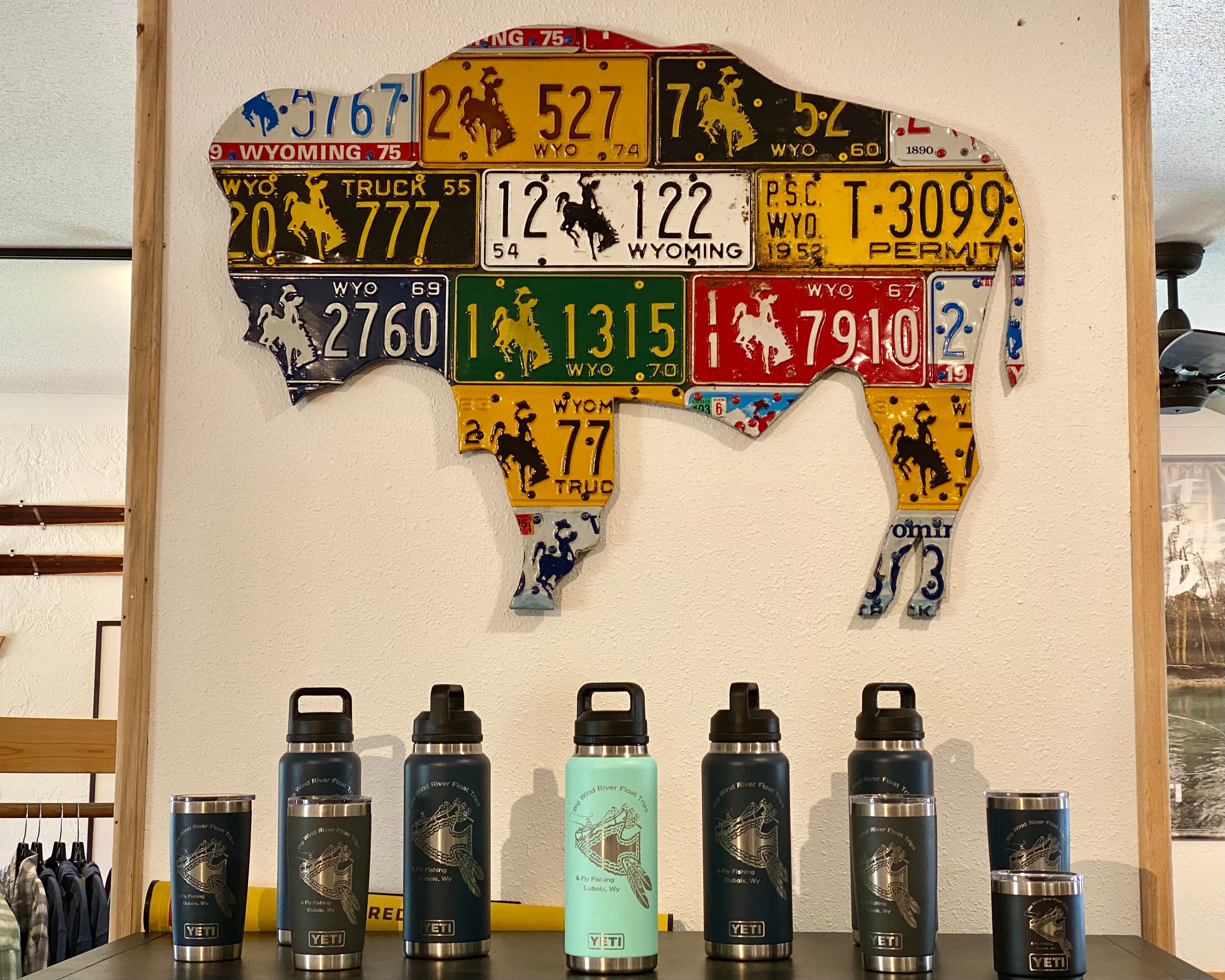 View of bottles