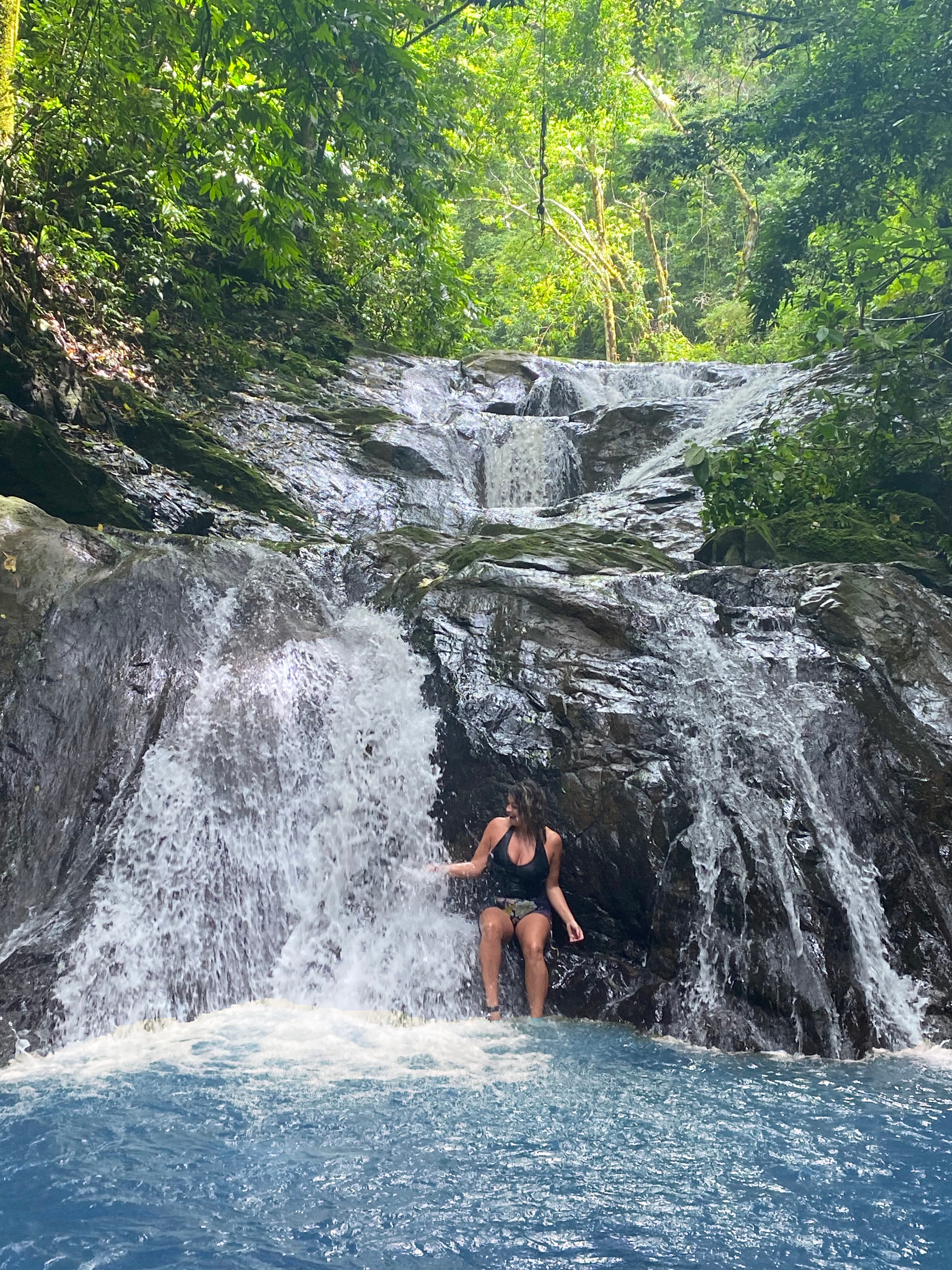 View of the waterfall