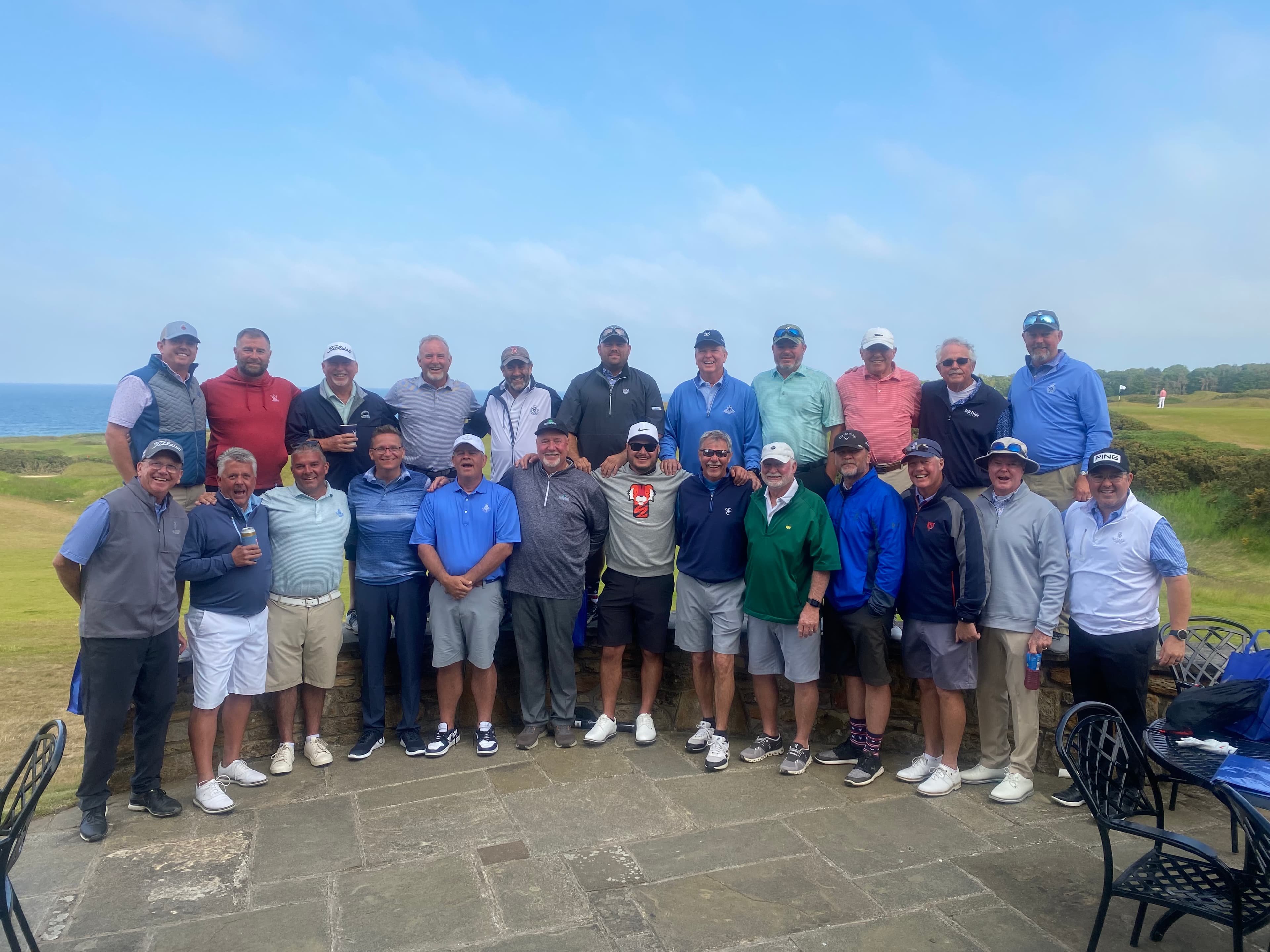 group photo in green valley