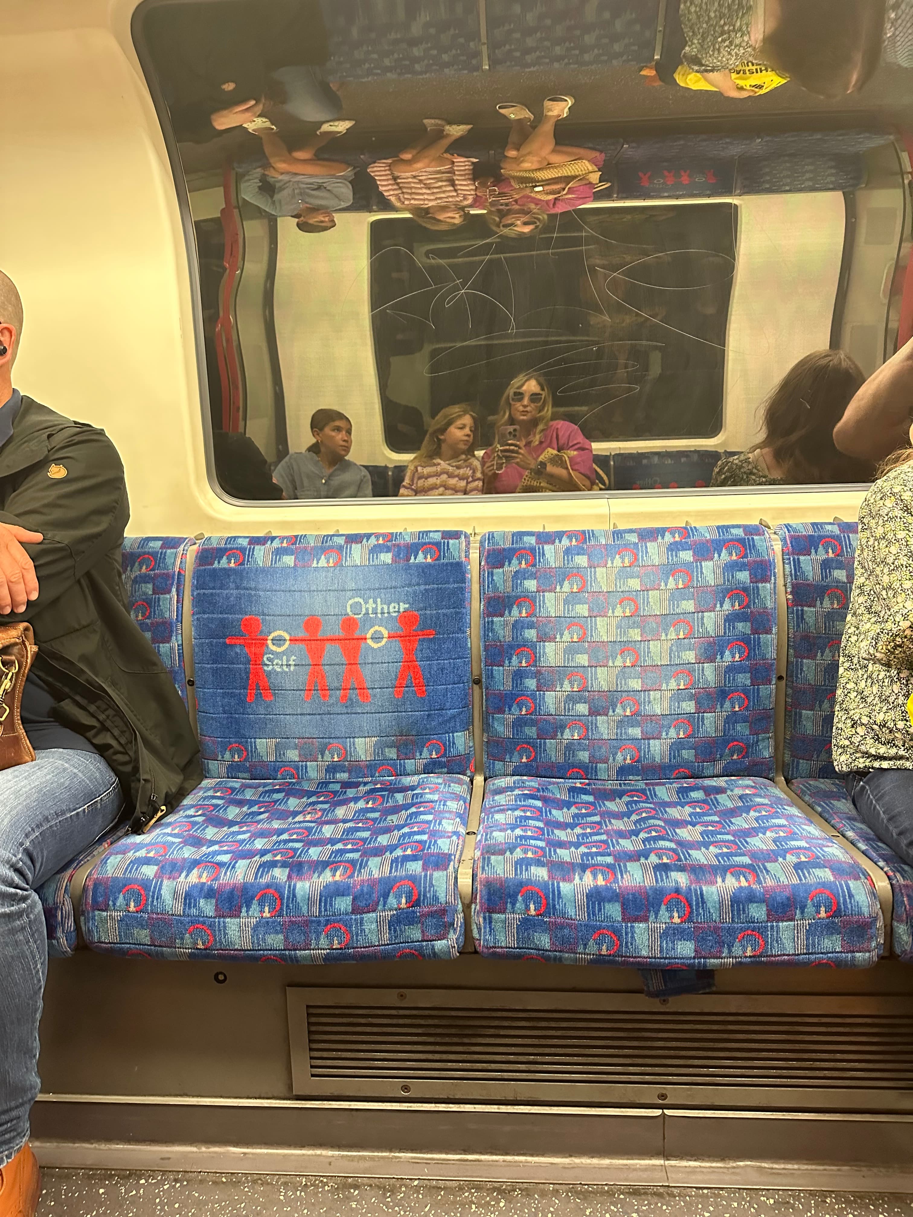 Picture of Michelle in train