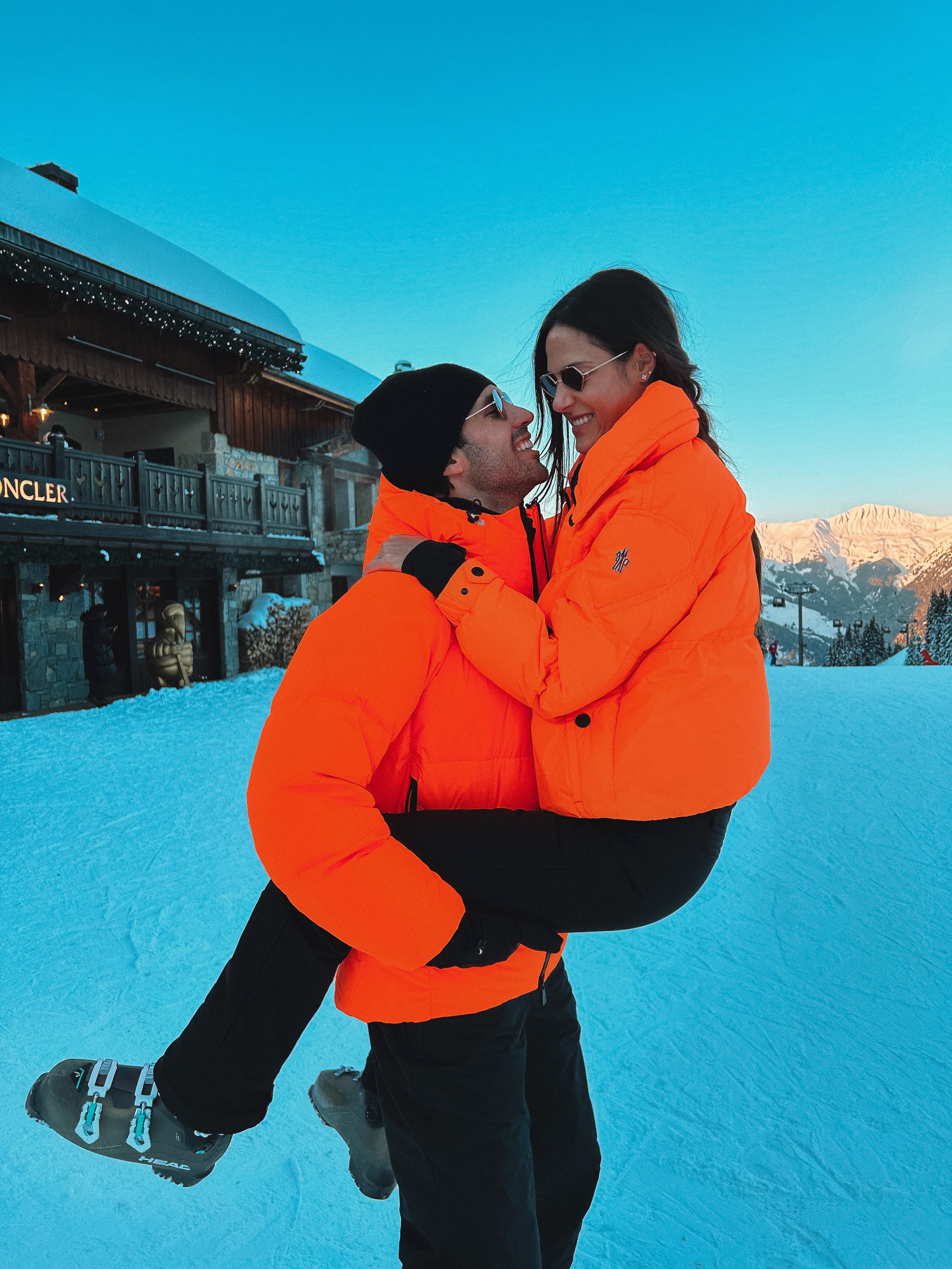 Couple posing