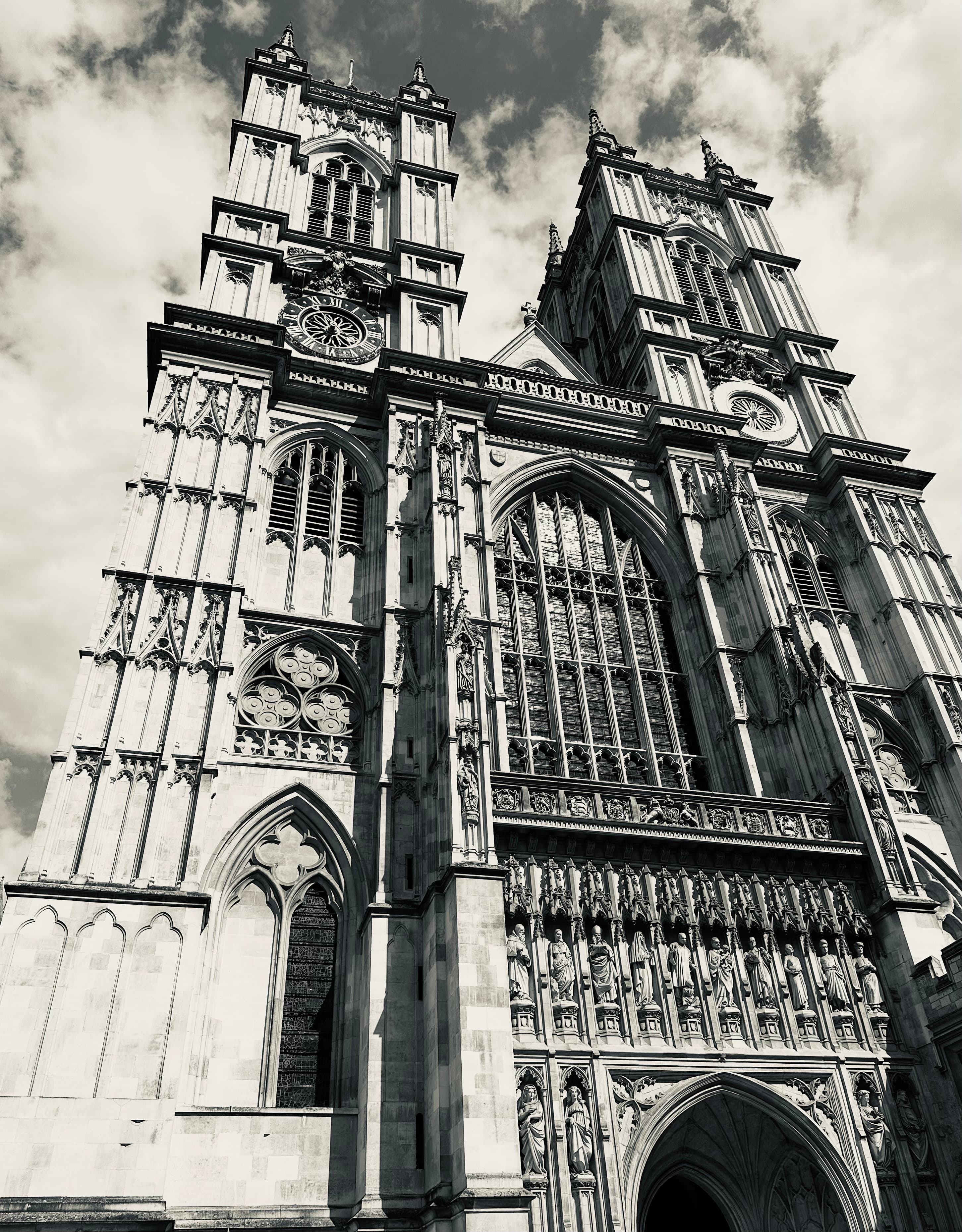 View of Westminster Abbey church