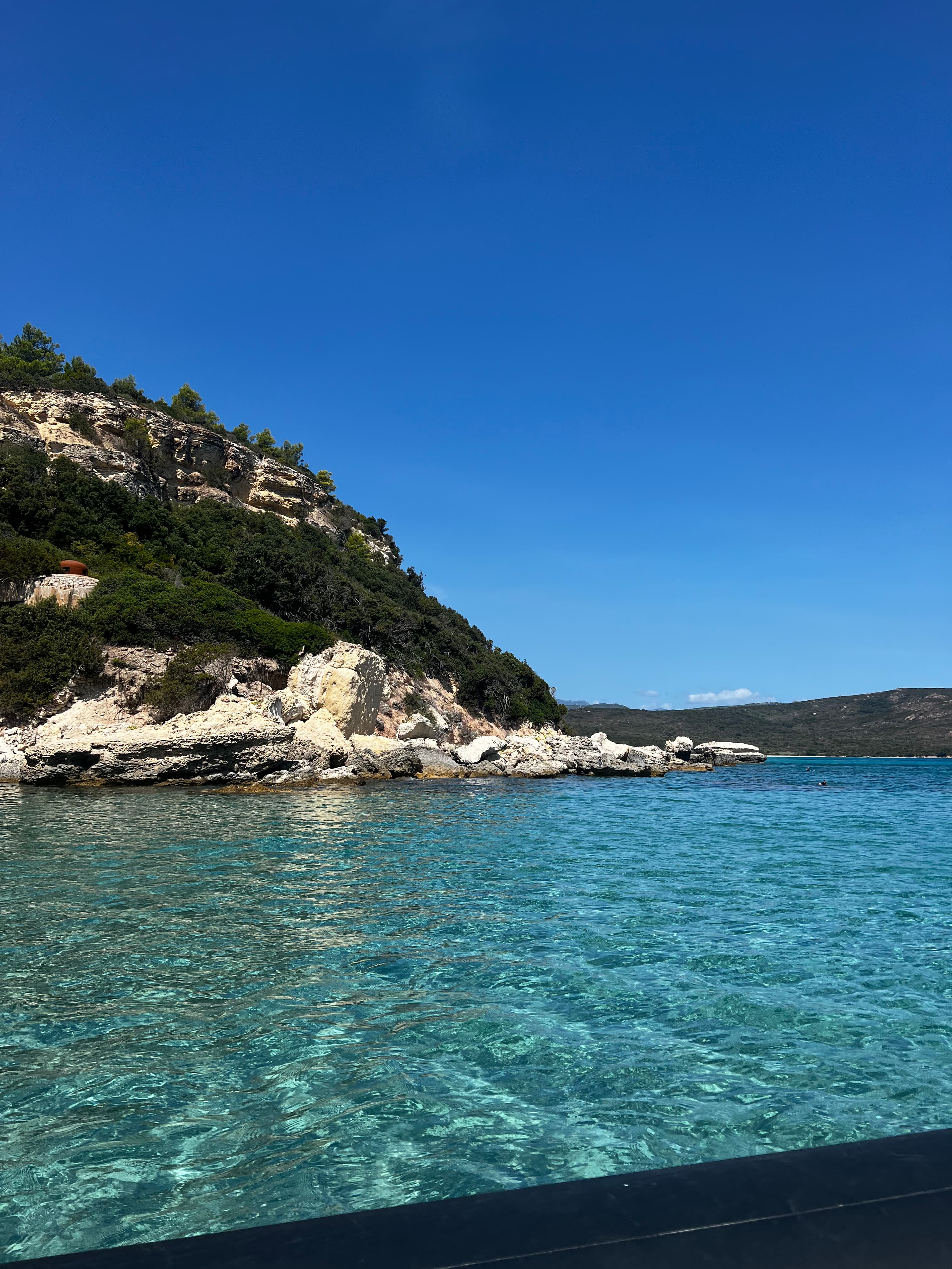 View of a lake and a hill