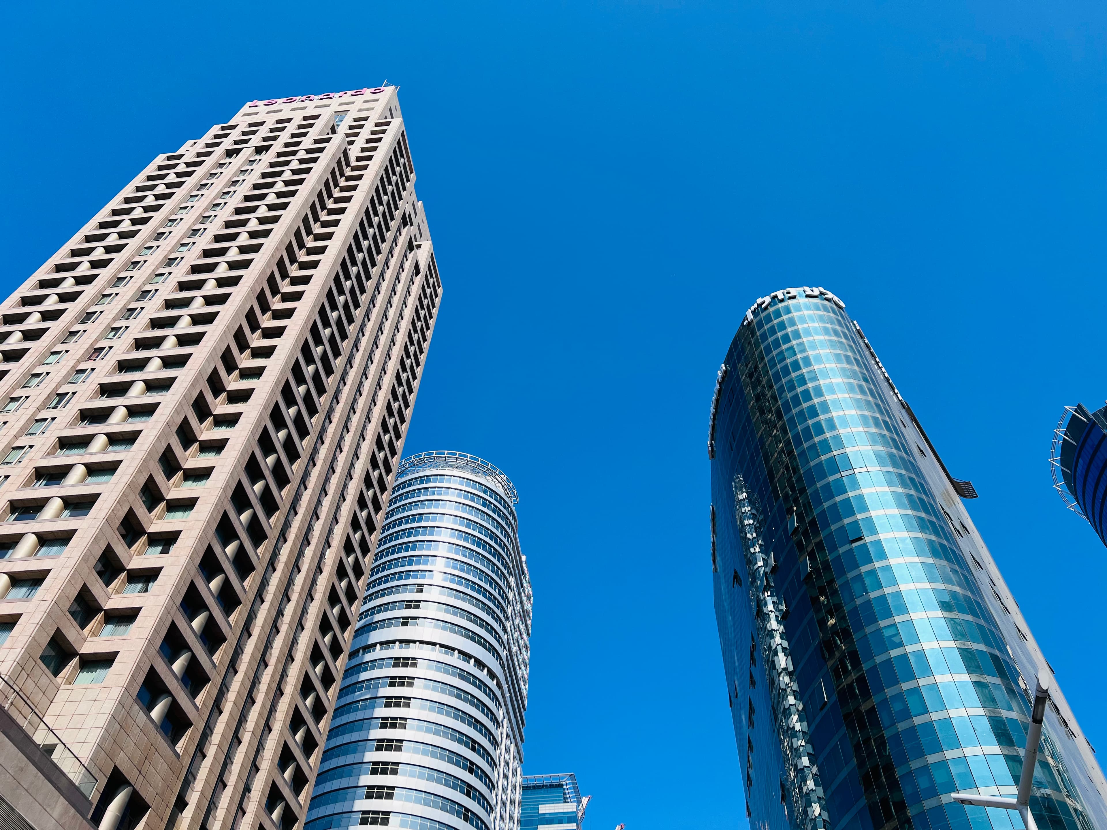 View of high rise buildings