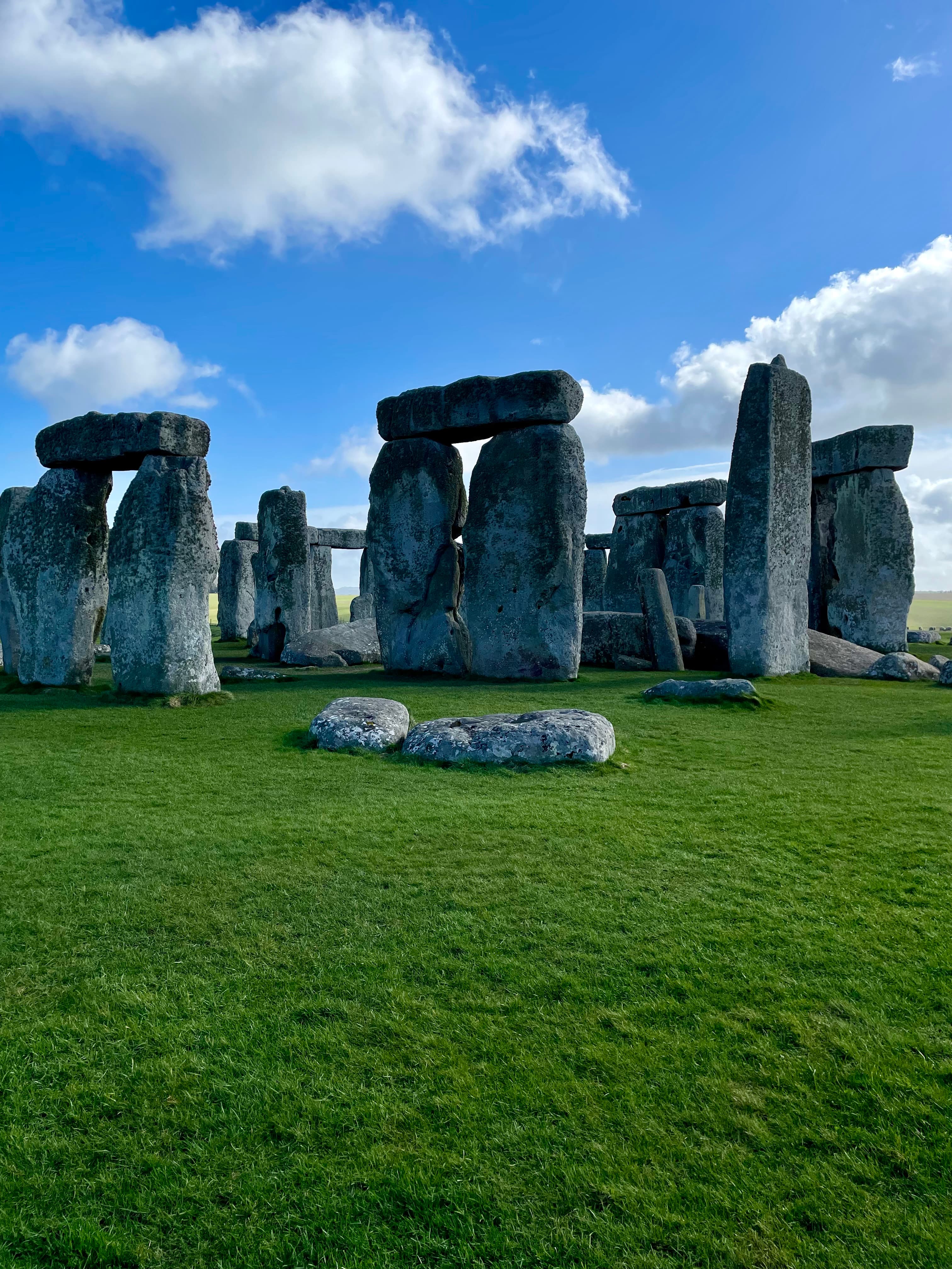 View of stone stacks