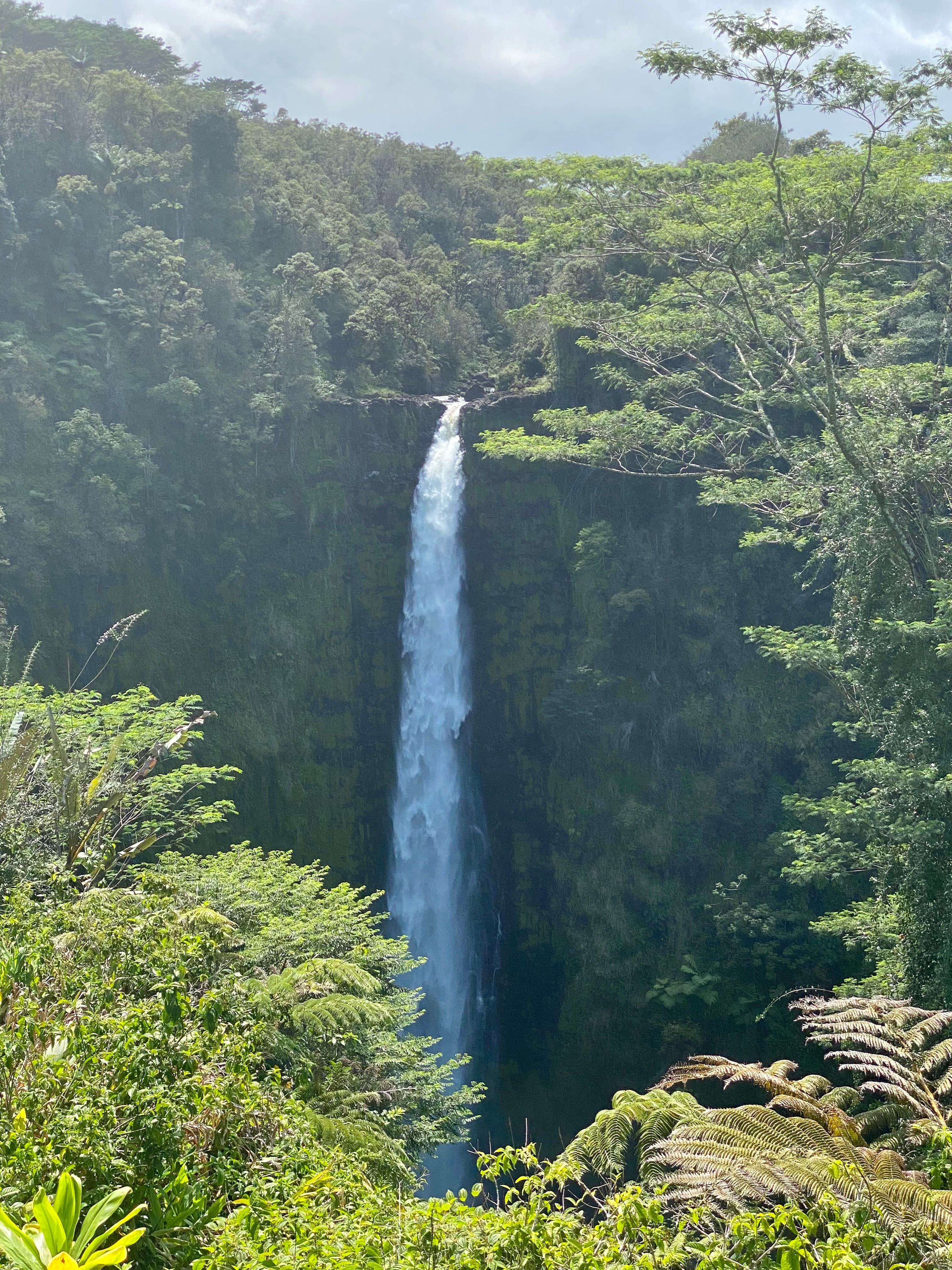 Waterfall in the coutryside.